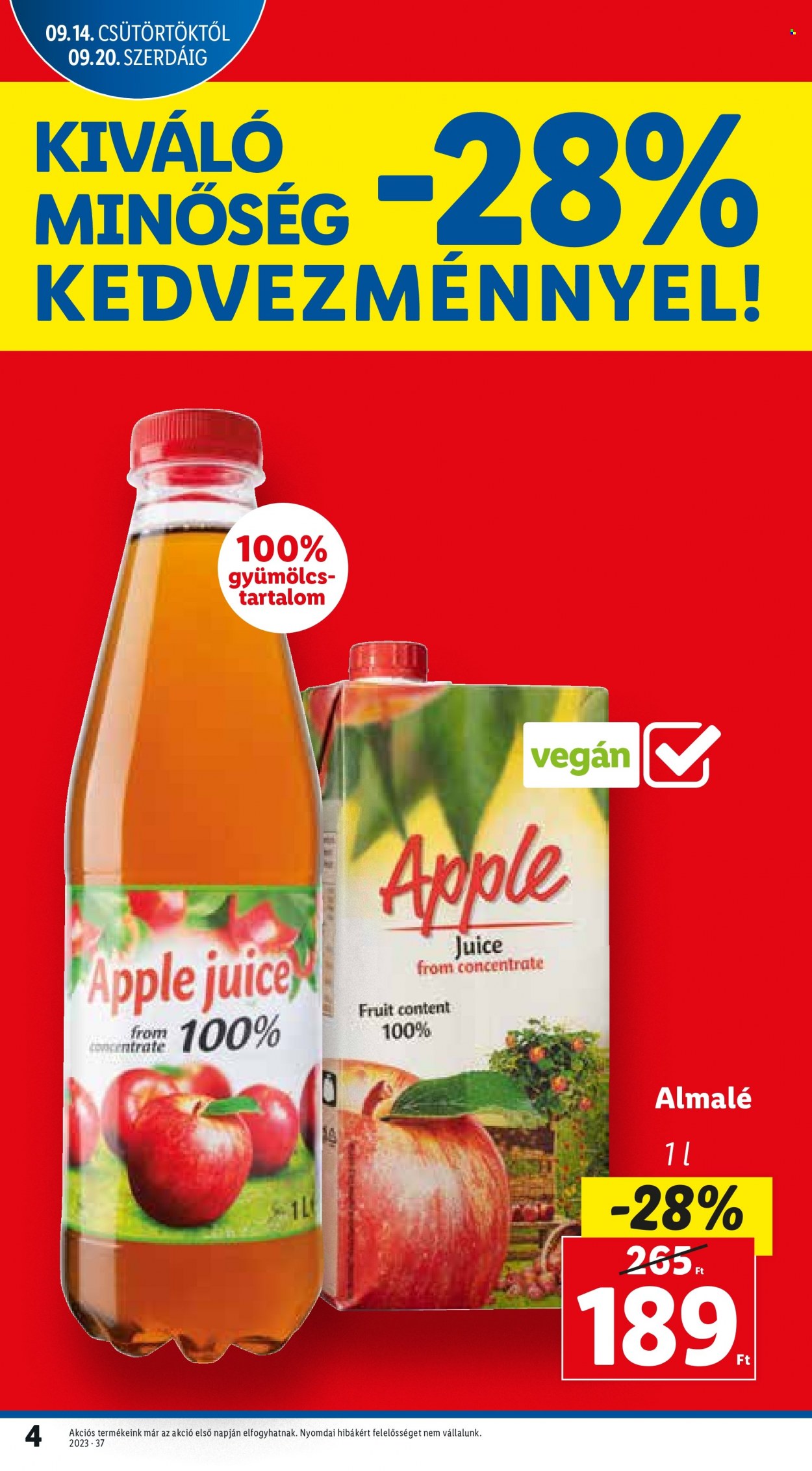 Lidl akciós újságok - 2023.09.14 - 2023.09.20. Oldal 4