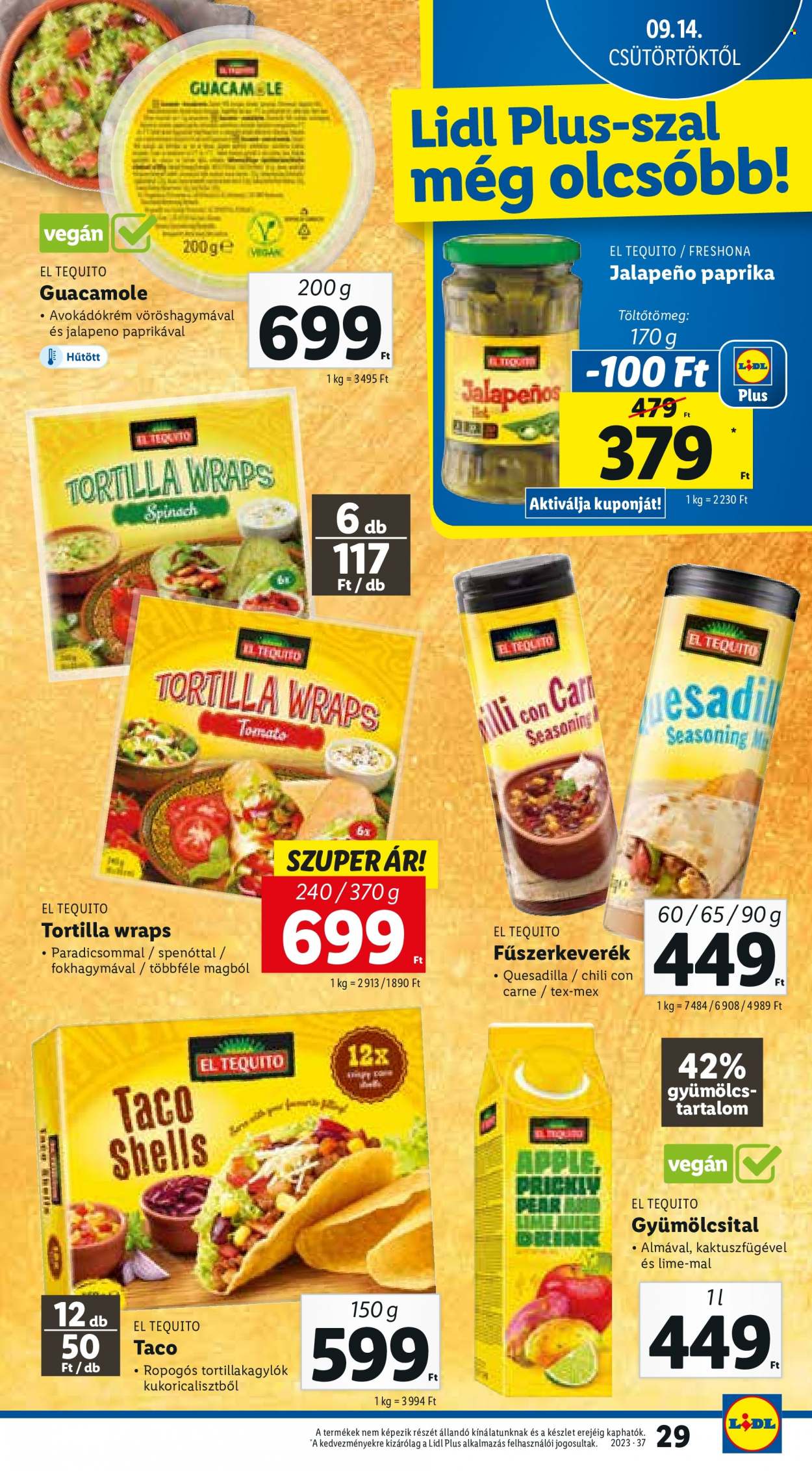 Lidl akciós újságok - 2023.09.14 - 2023.09.20. Oldal 29