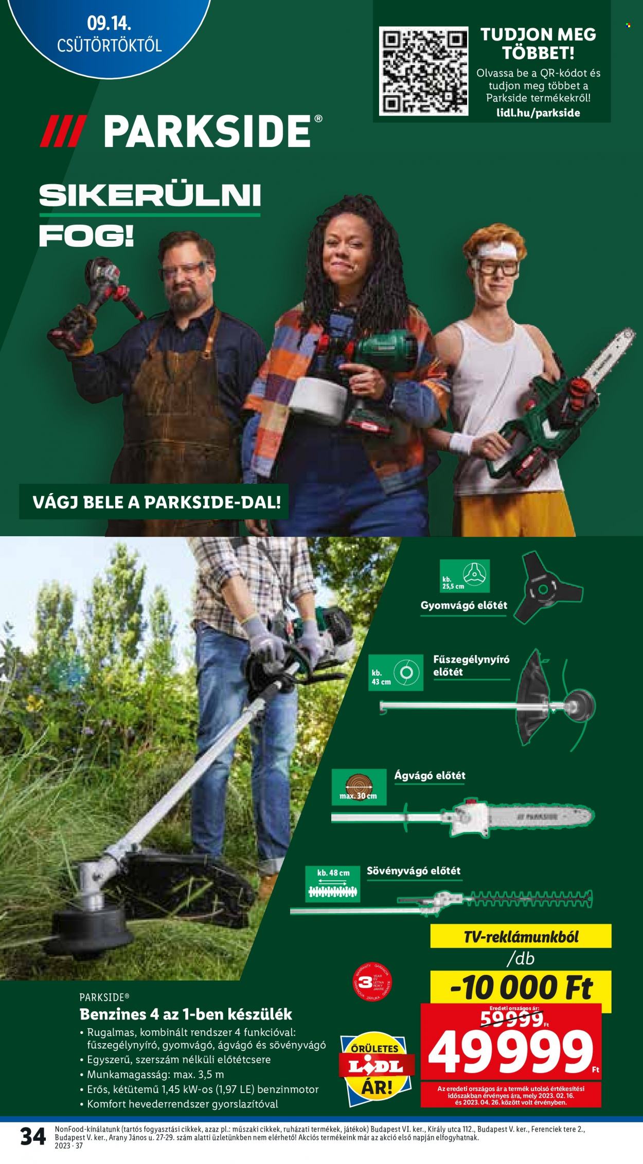 Lidl akciós újságok - 2023.09.14 - 2023.09.20. Oldal 34