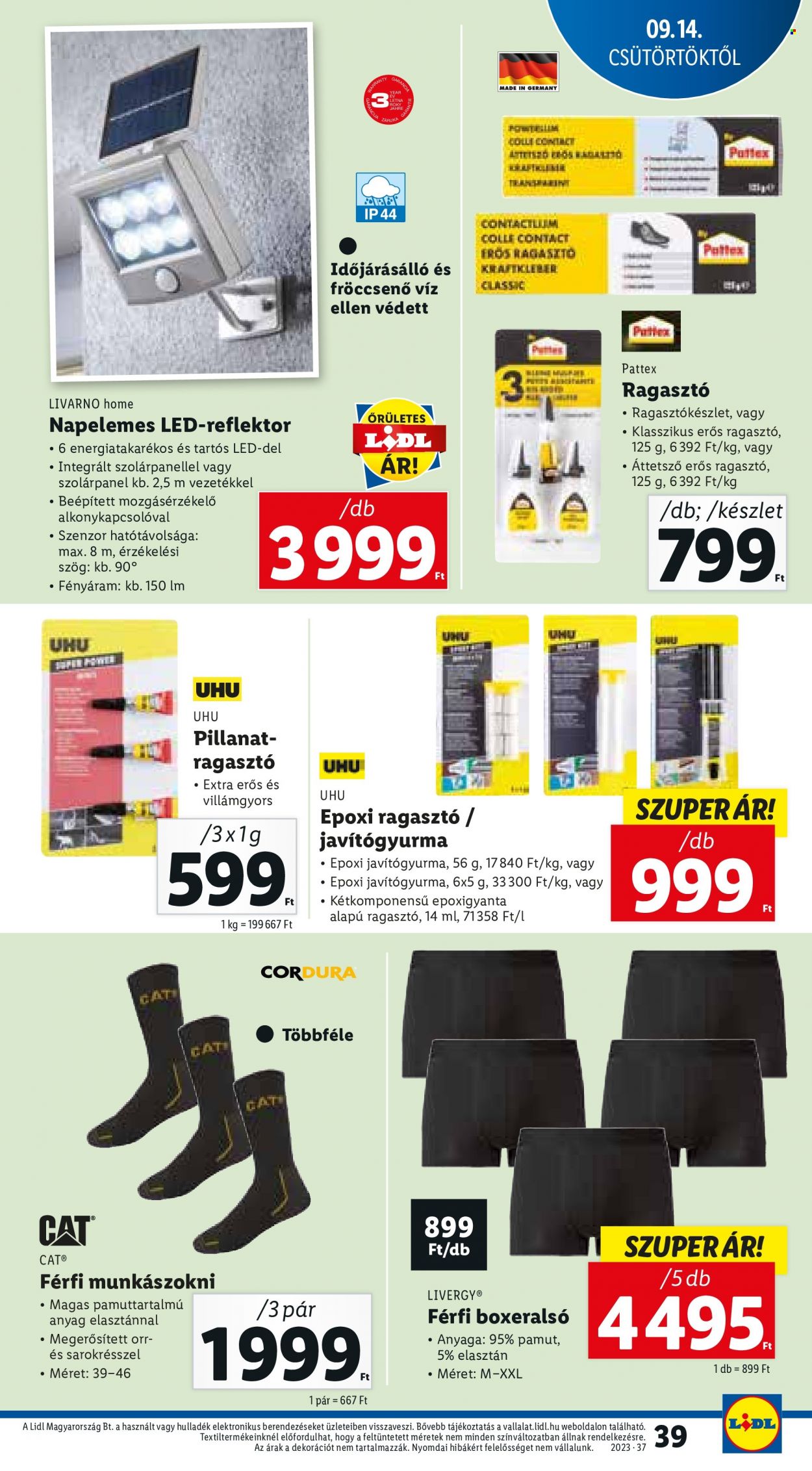Lidl akciós újságok - 2023.09.14 - 2023.09.20. Oldal 39