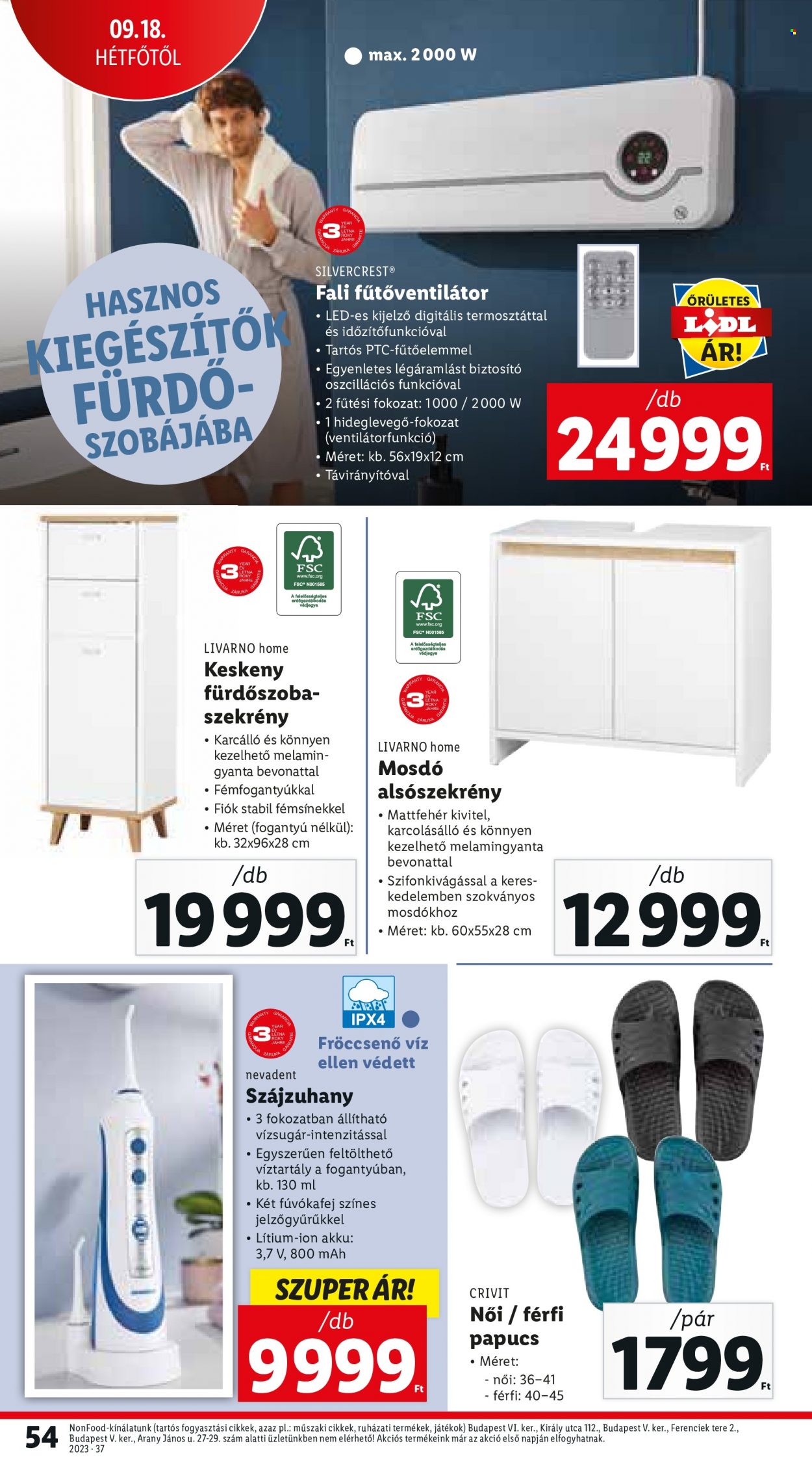 Lidl akciós újságok - 2023.09.14 - 2023.09.20. Oldal 54