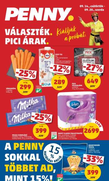 Újság Penny Market - 2023.09.14 - 2023.09.20.