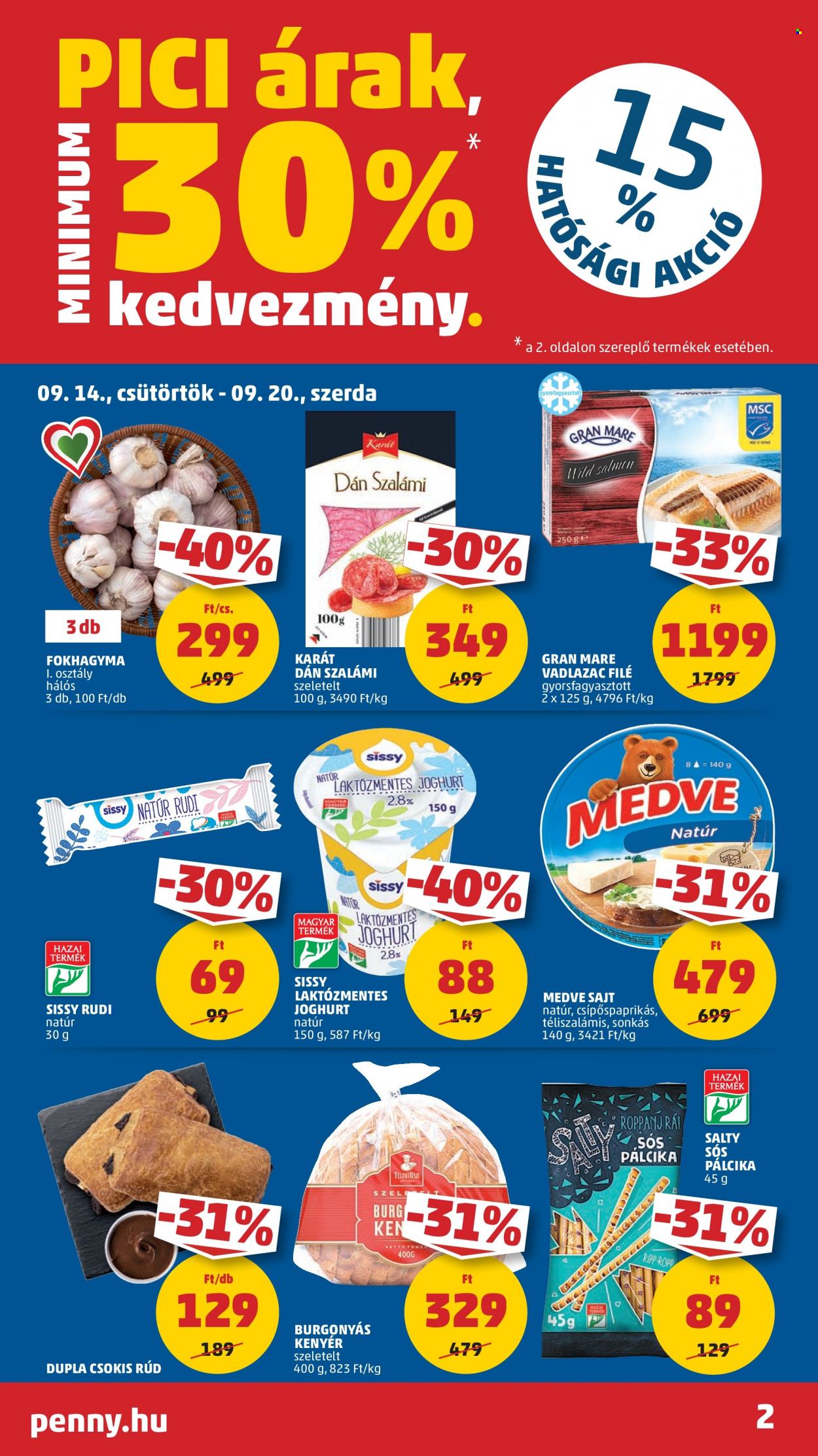 Penny Market akciós újságok - 2023.09.14 - 2023.09.20. Oldal 2