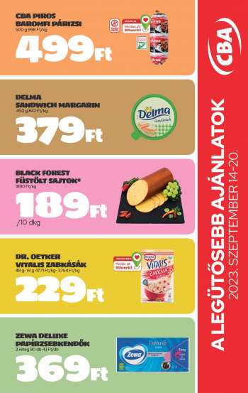 Újság CBA - 2023.09.14 - 2023.09.20.