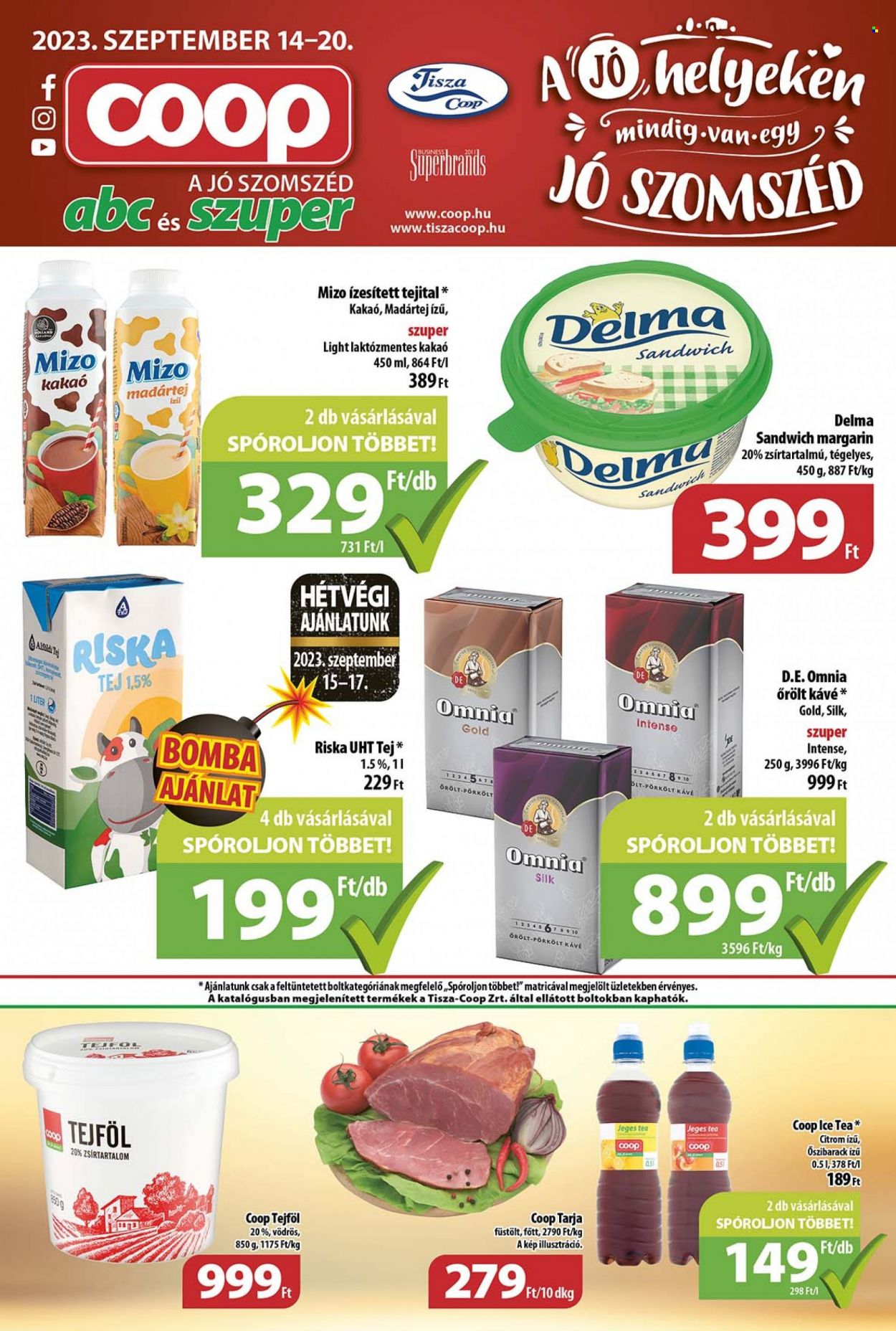 Coop akciós újságok - 2023.09.14 - 2023.09.20. Oldal 1