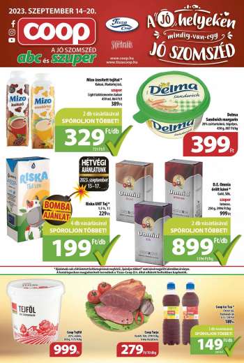 Újság Coop - 2023.09.14 - 2023.09.20.