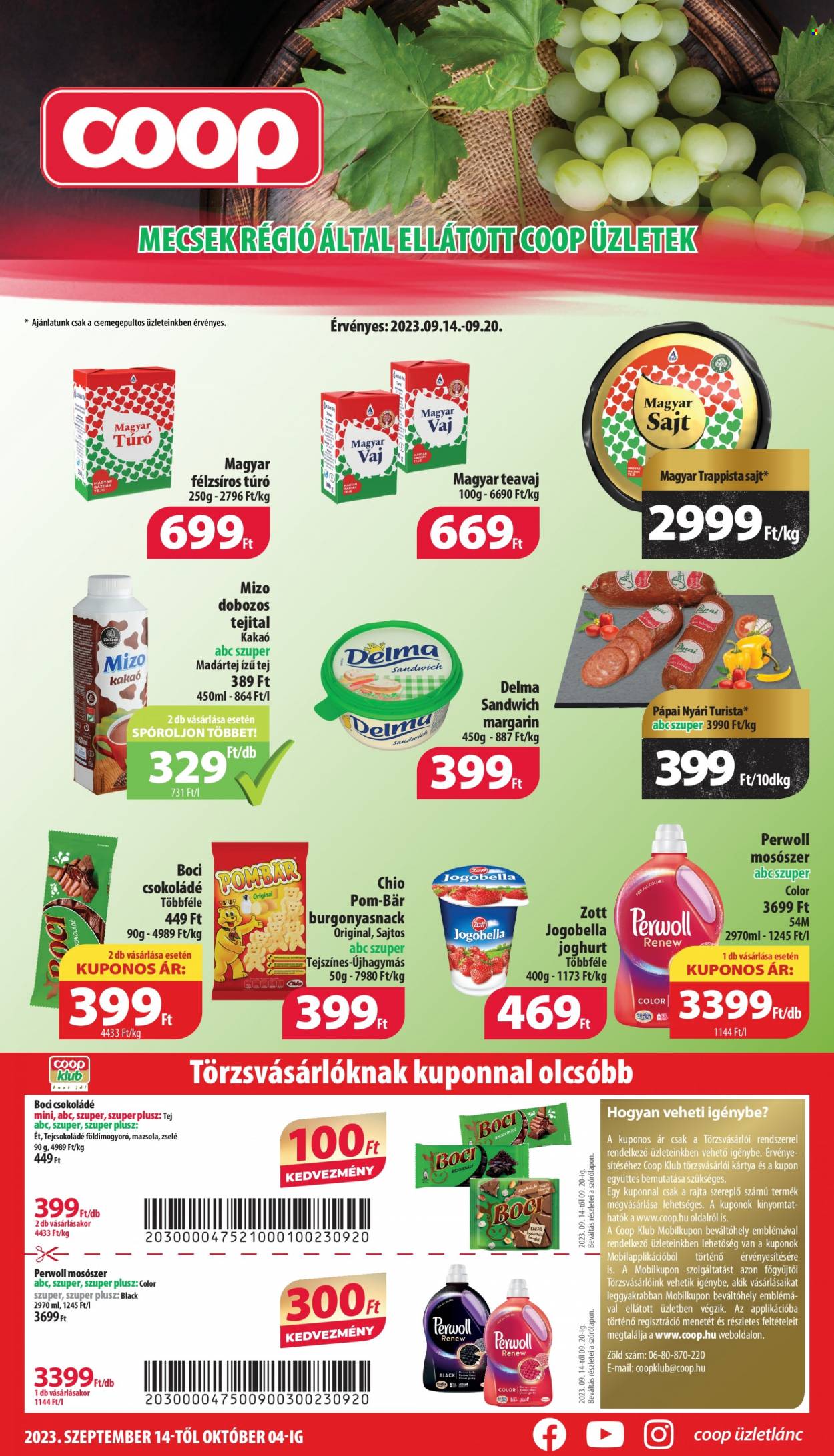 Coop akciós újságok - 2023.09.14 - 2023.10.04. Oldal 1