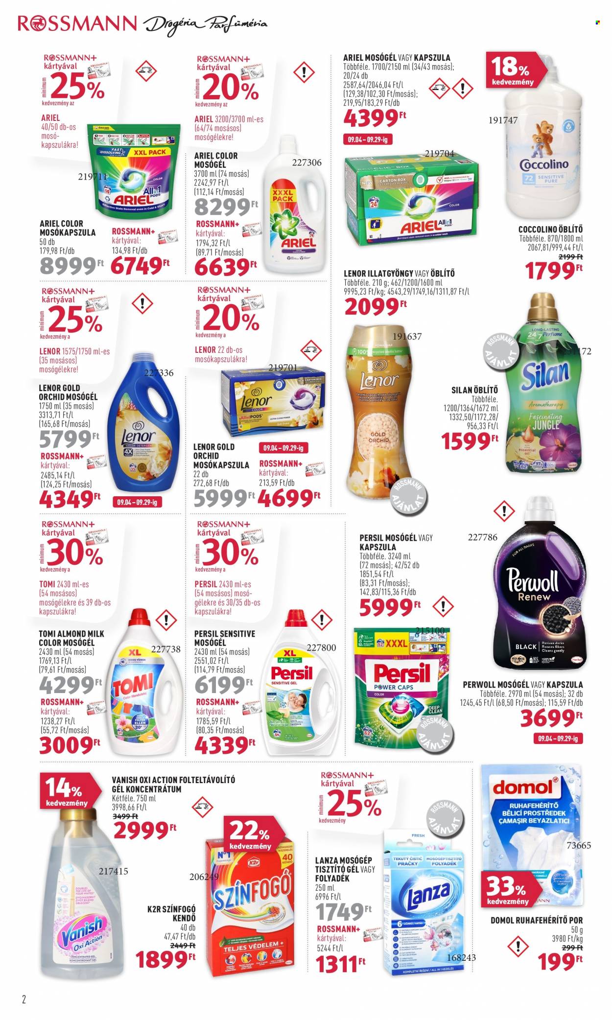 Rossmann akciós újságok - 2023.09.18 - 2023.09.29. Oldal 2