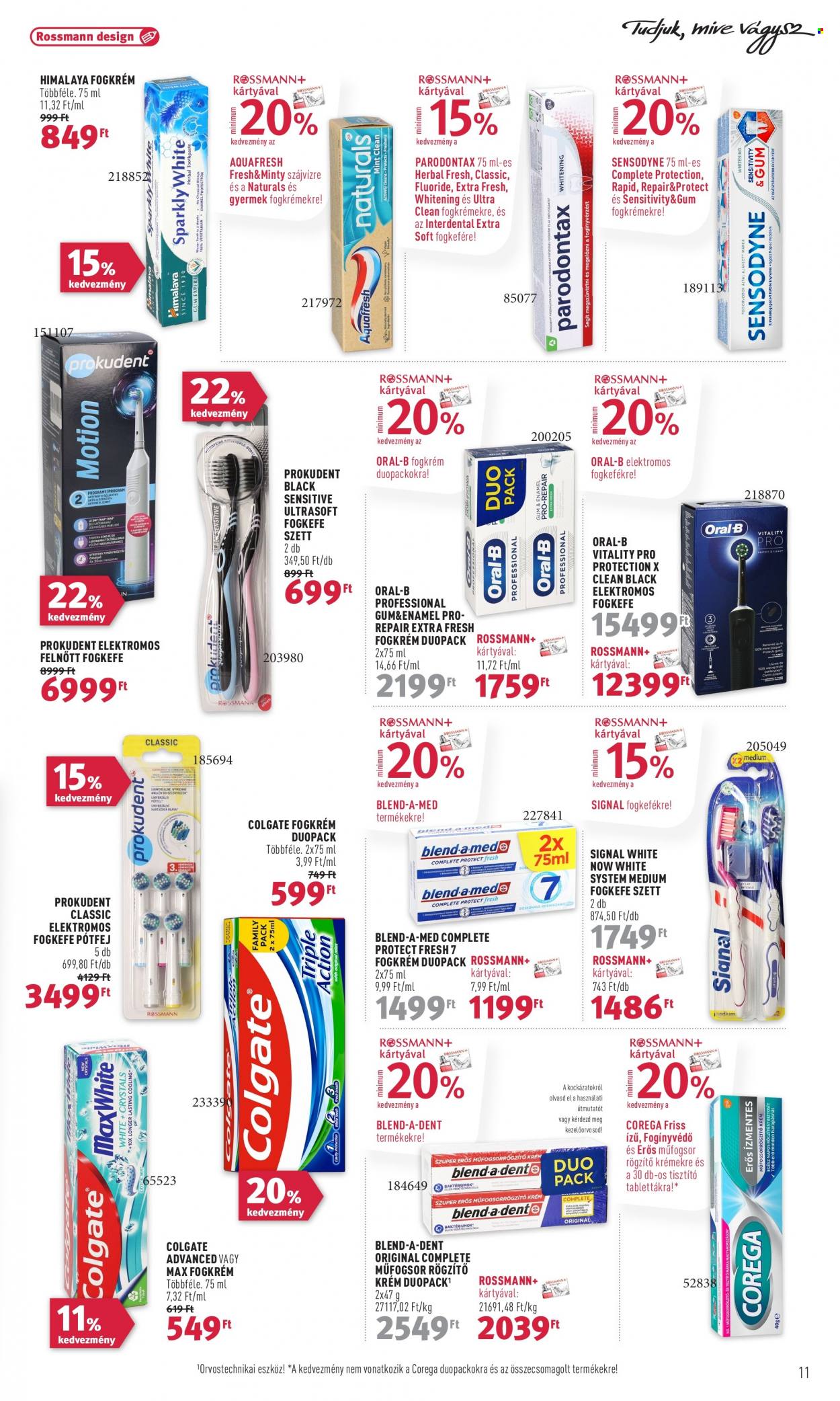 Rossmann akciós újságok - 2023.09.18 - 2023.09.29. Oldal 11