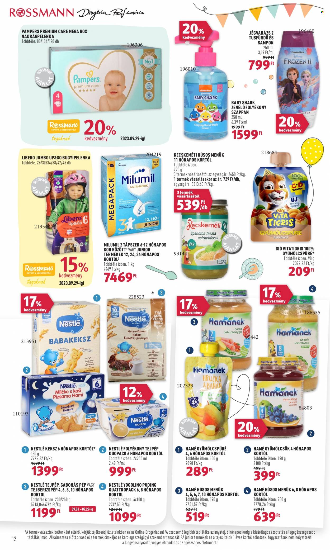 Rossmann akciós újságok - 2023.09.18 - 2023.09.29. Oldal 12