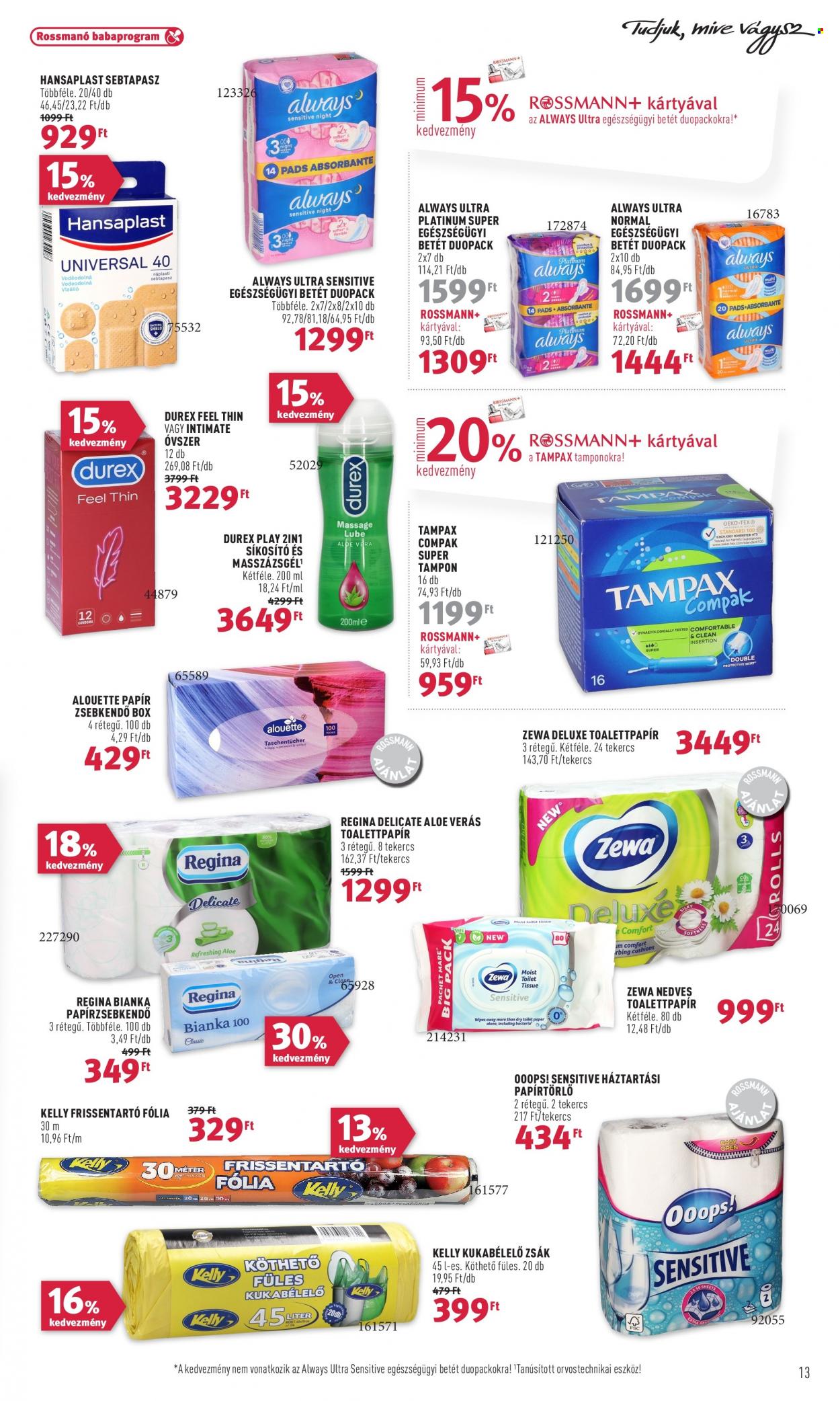 Rossmann akciós újságok - 2023.09.18 - 2023.09.29. Oldal 13