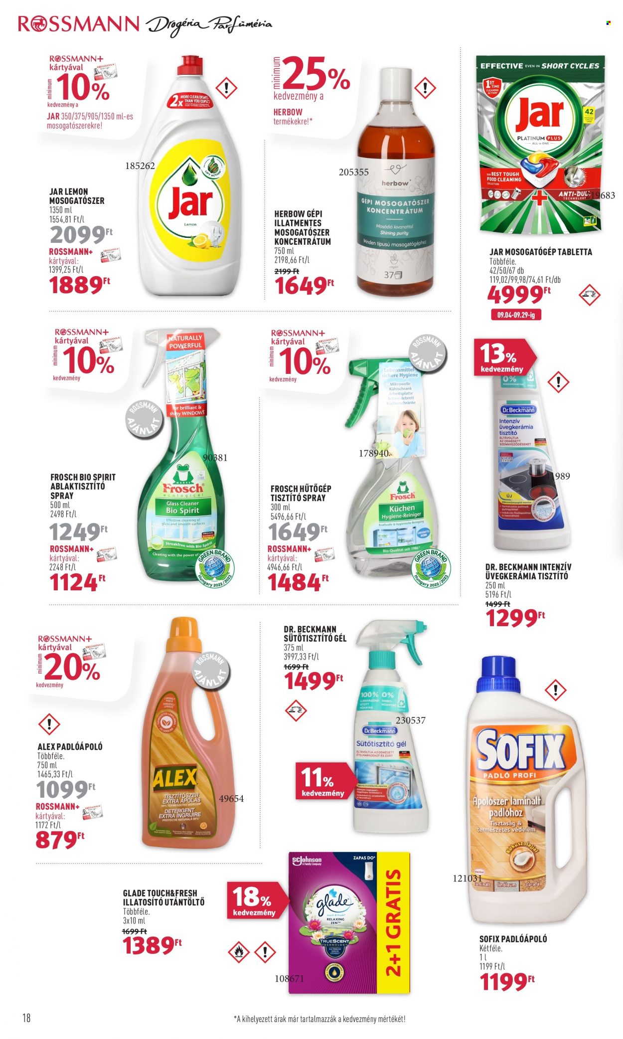 Rossmann akciós újságok - 2023.09.18 - 2023.09.29. Oldal 20