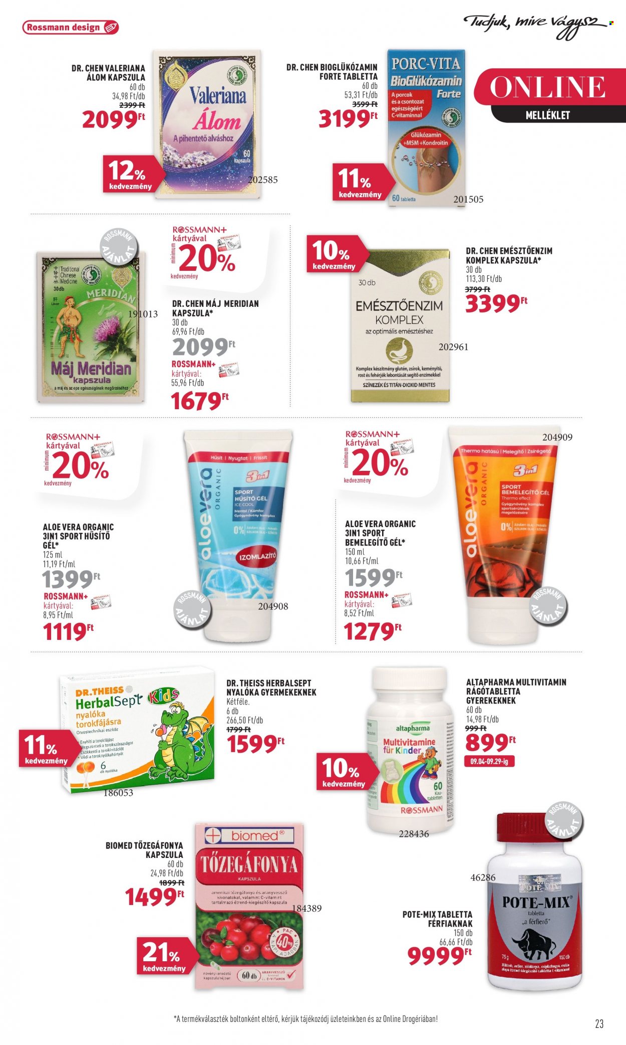 Rossmann akciós újságok - 2023.09.18 - 2023.09.29. Oldal 25