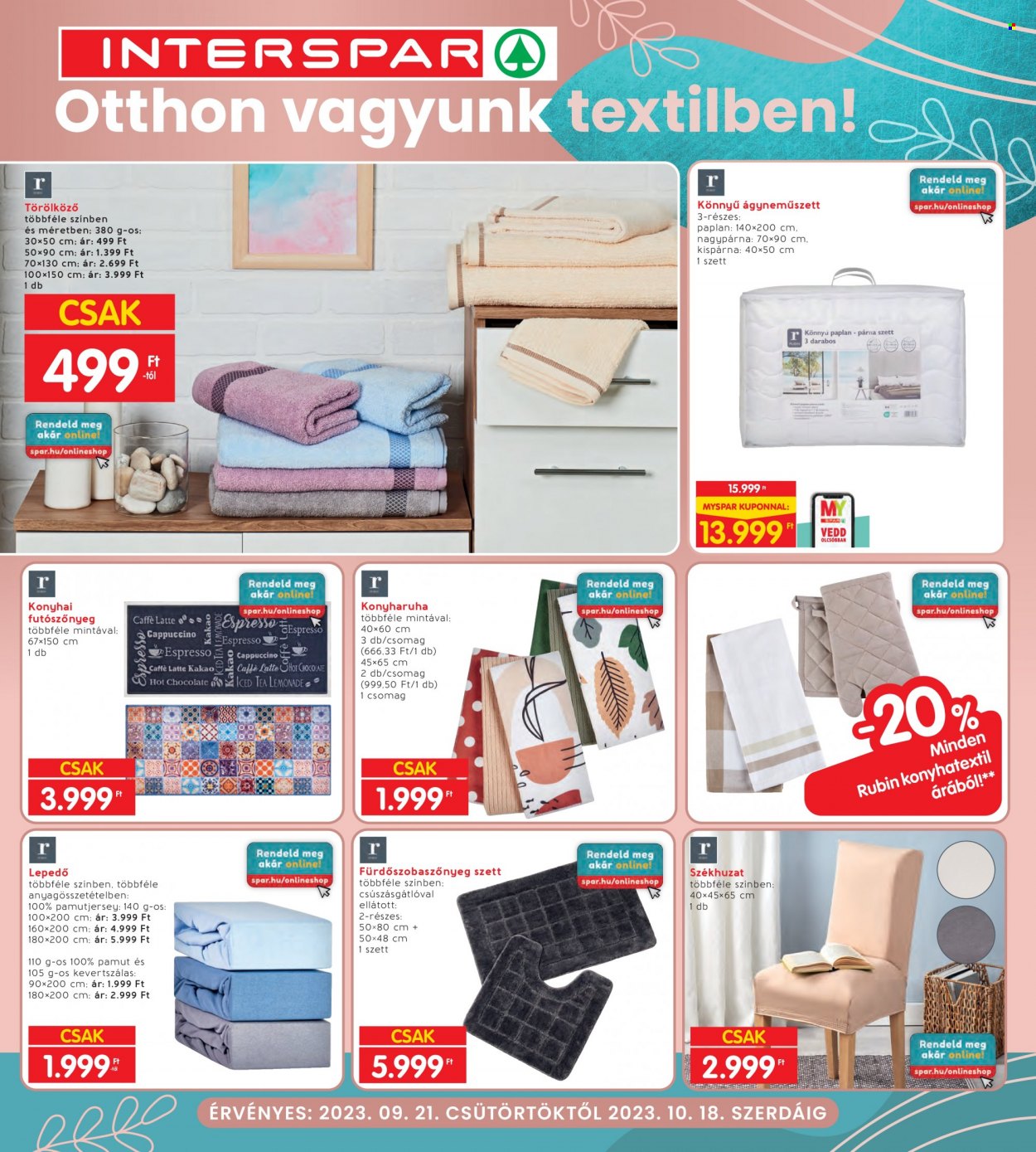 INTERSPAR akciós újságok - 2023.09.21 - 2023.10.18. Oldal 1