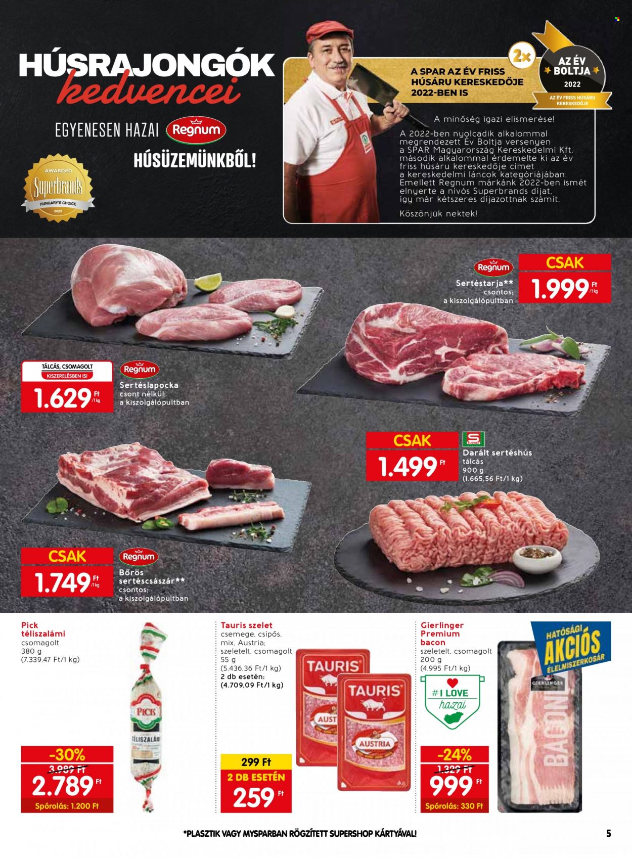 SPAR akciós újságok - 2023.09.21 - 2023.09.27. Oldal 7