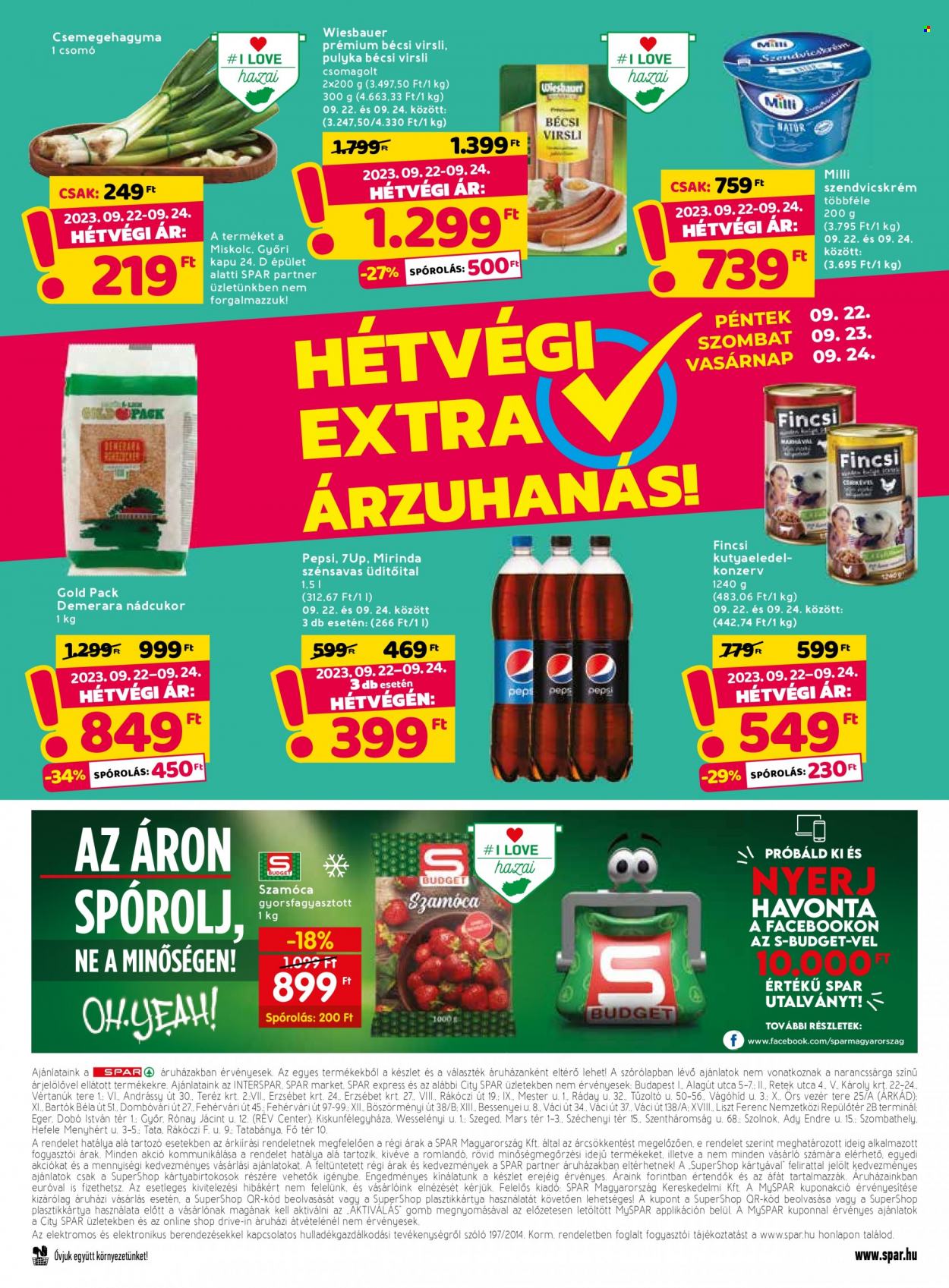 SPAR akciós újságok - 2023.09.21 - 2023.09.27. Oldal 26