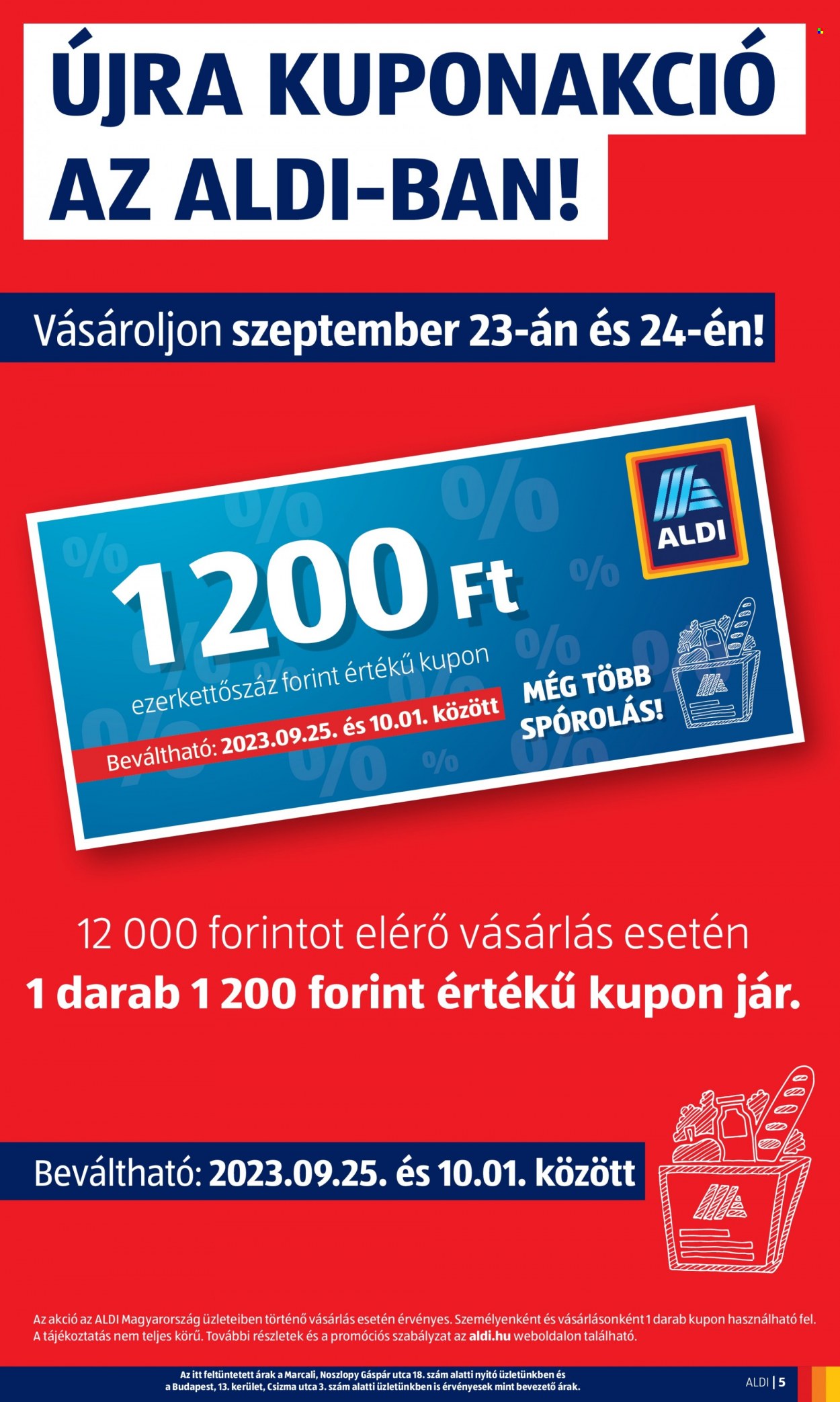 Aldi akciós újságok - 2023.09.21 - 2023.09.27. Oldal 5
