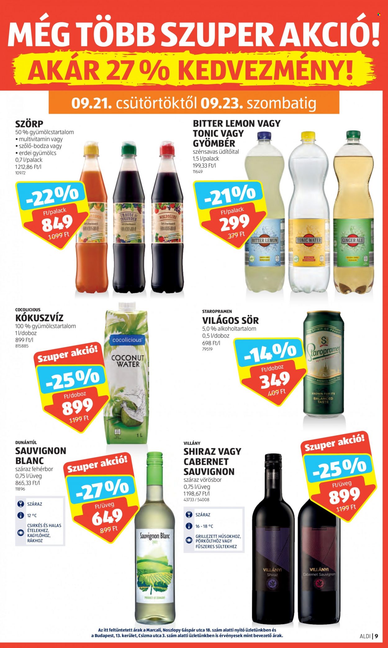 Aldi akciós újságok - 2023.09.21 - 2023.09.27. Oldal 11
