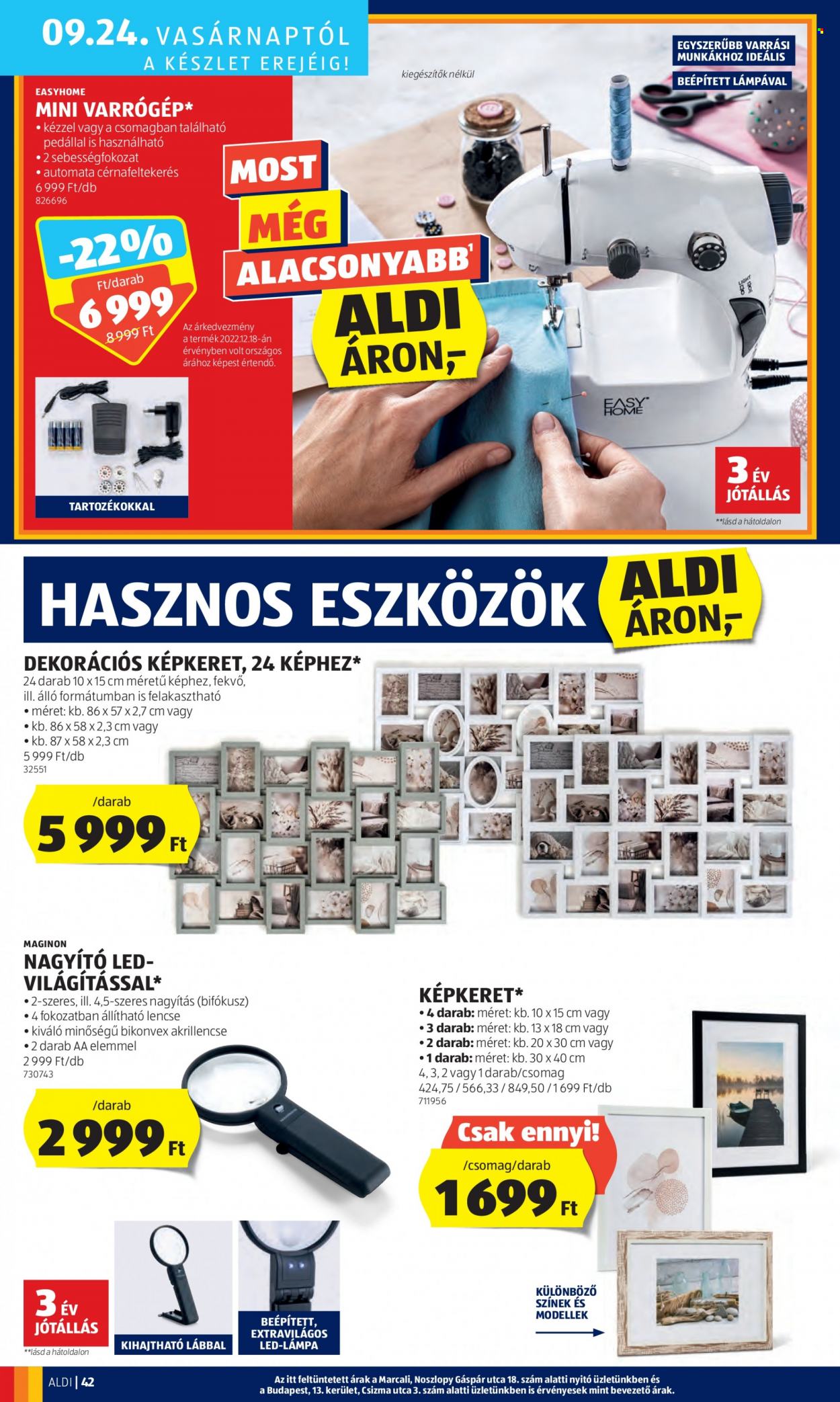 Aldi akciós újságok - 2023.09.21 - 2023.09.27. Oldal 46
