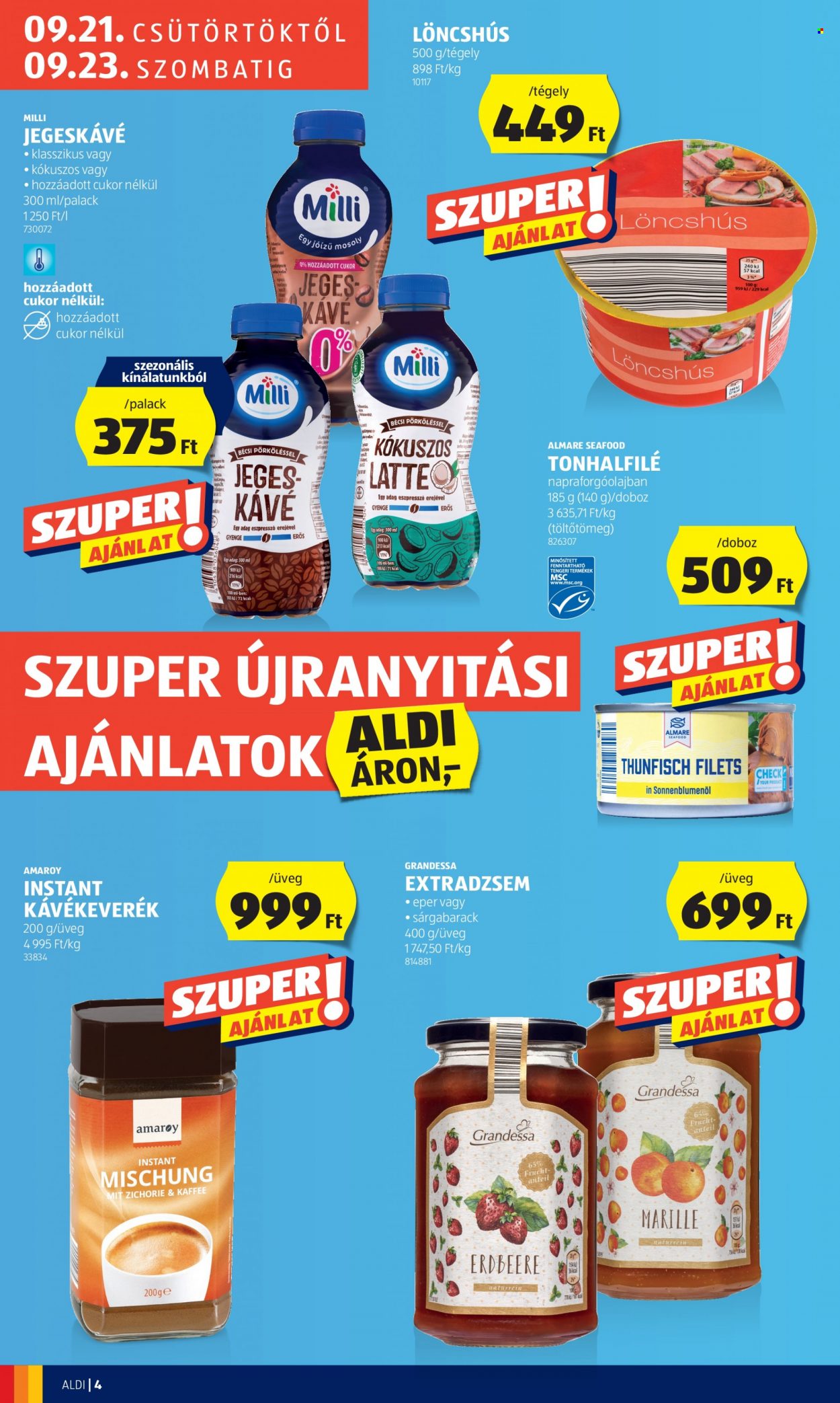 Aldi akciós újságok. Oldal 4