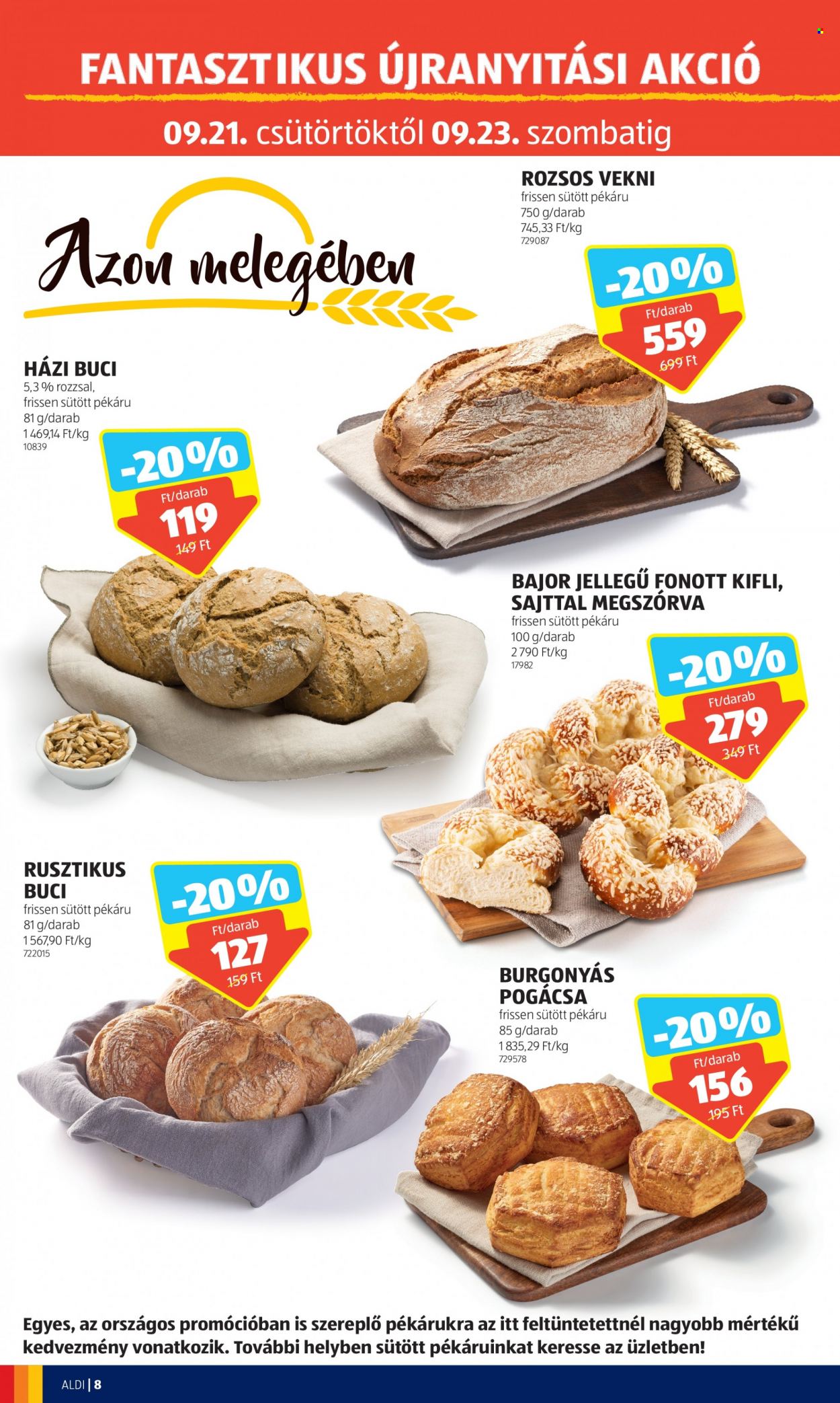 Aldi akciós újságok. Oldal 8