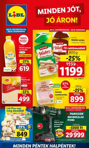 Újság Lidl - 2023.09.21 - 2023.09.27.