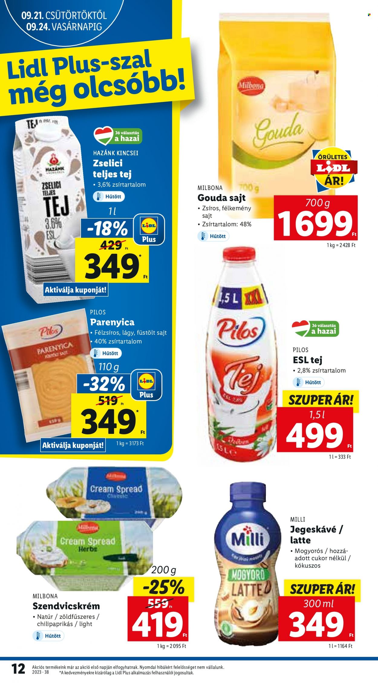Lidl akciós újságok - 2023.09.21 - 2023.09.27. Oldal 12
