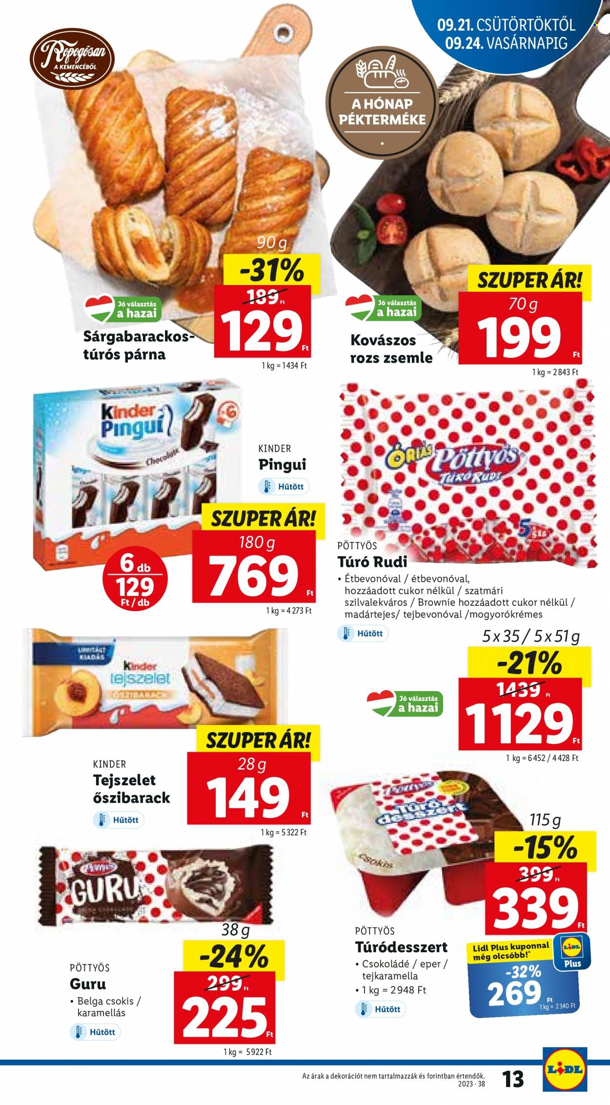 Lidl akciós újságok - 2023.09.21 - 2023.09.27. Oldal 13