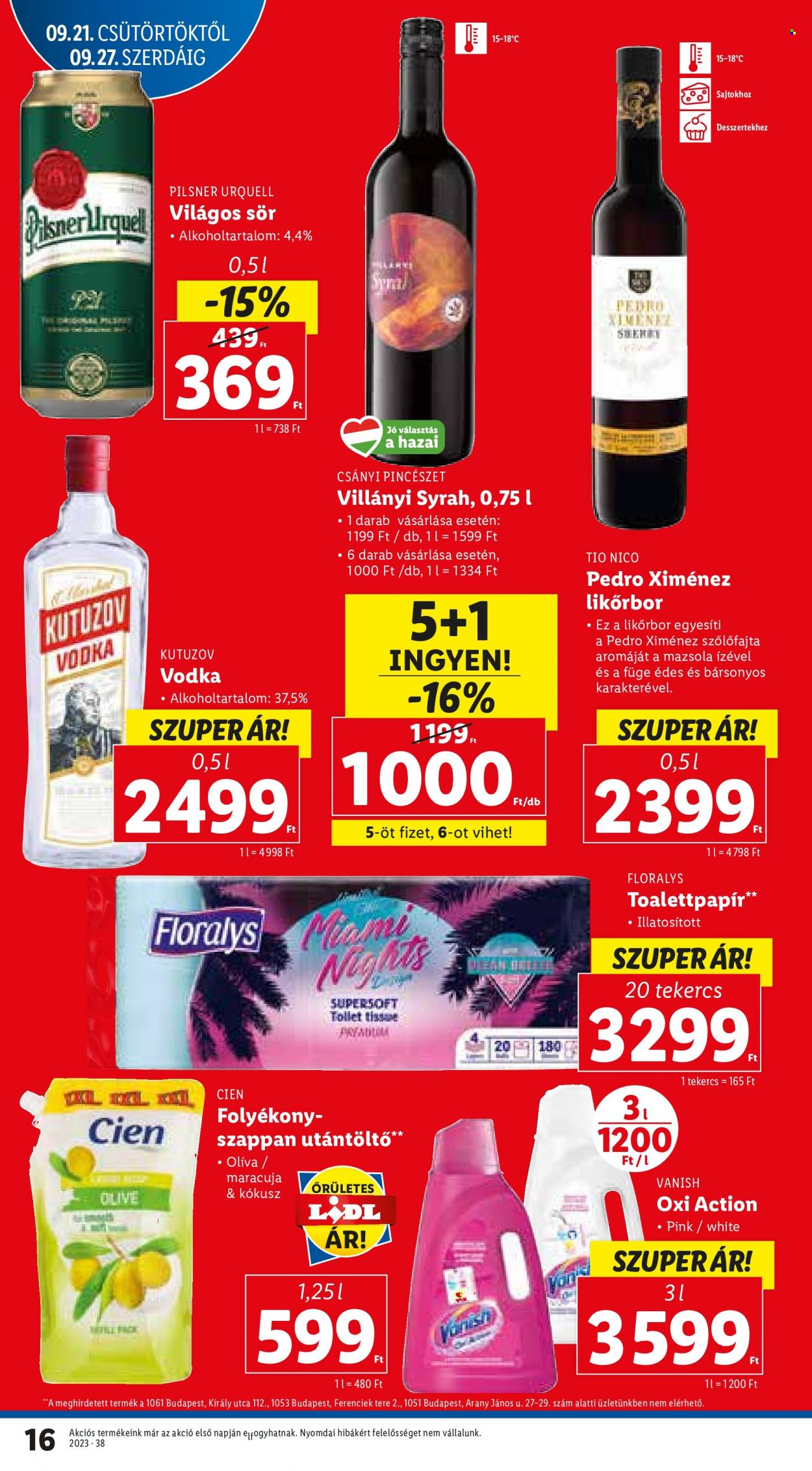 Lidl akciós újságok - 2023.09.21 - 2023.09.27. Oldal 16