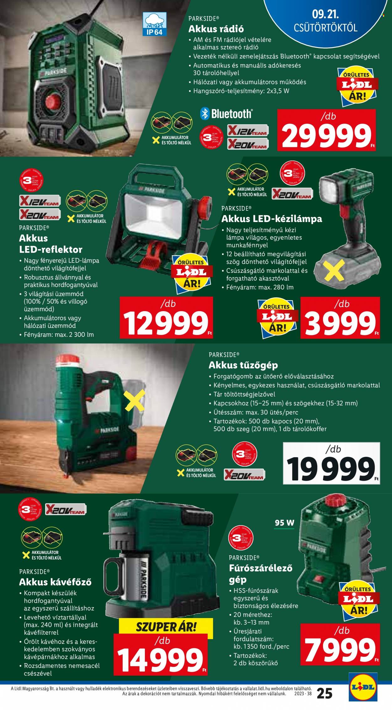 Lidl akciós újságok - 2023.09.21 - 2023.09.27. Oldal 25