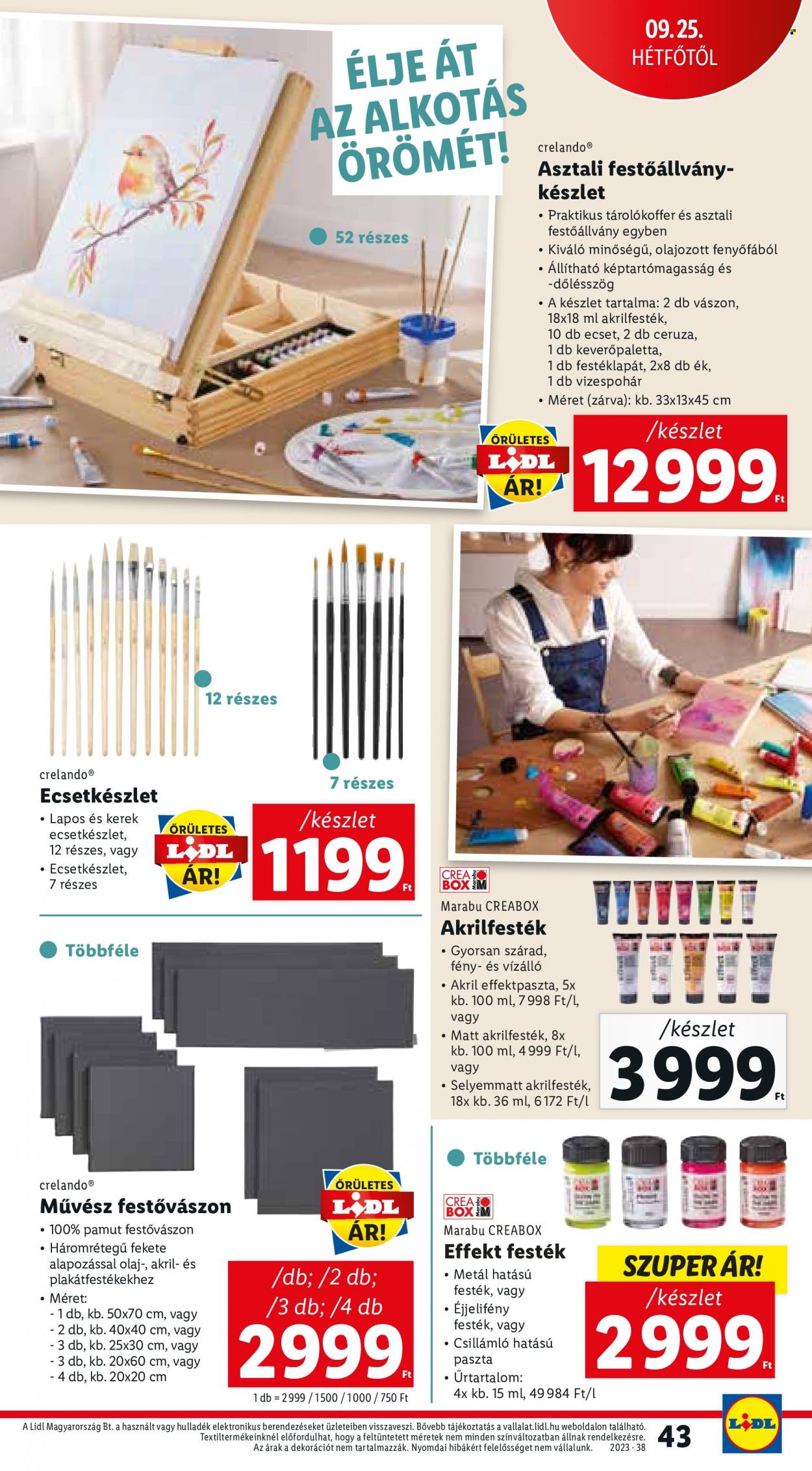 Lidl akciós újságok - 2023.09.21 - 2023.09.27. Oldal 43