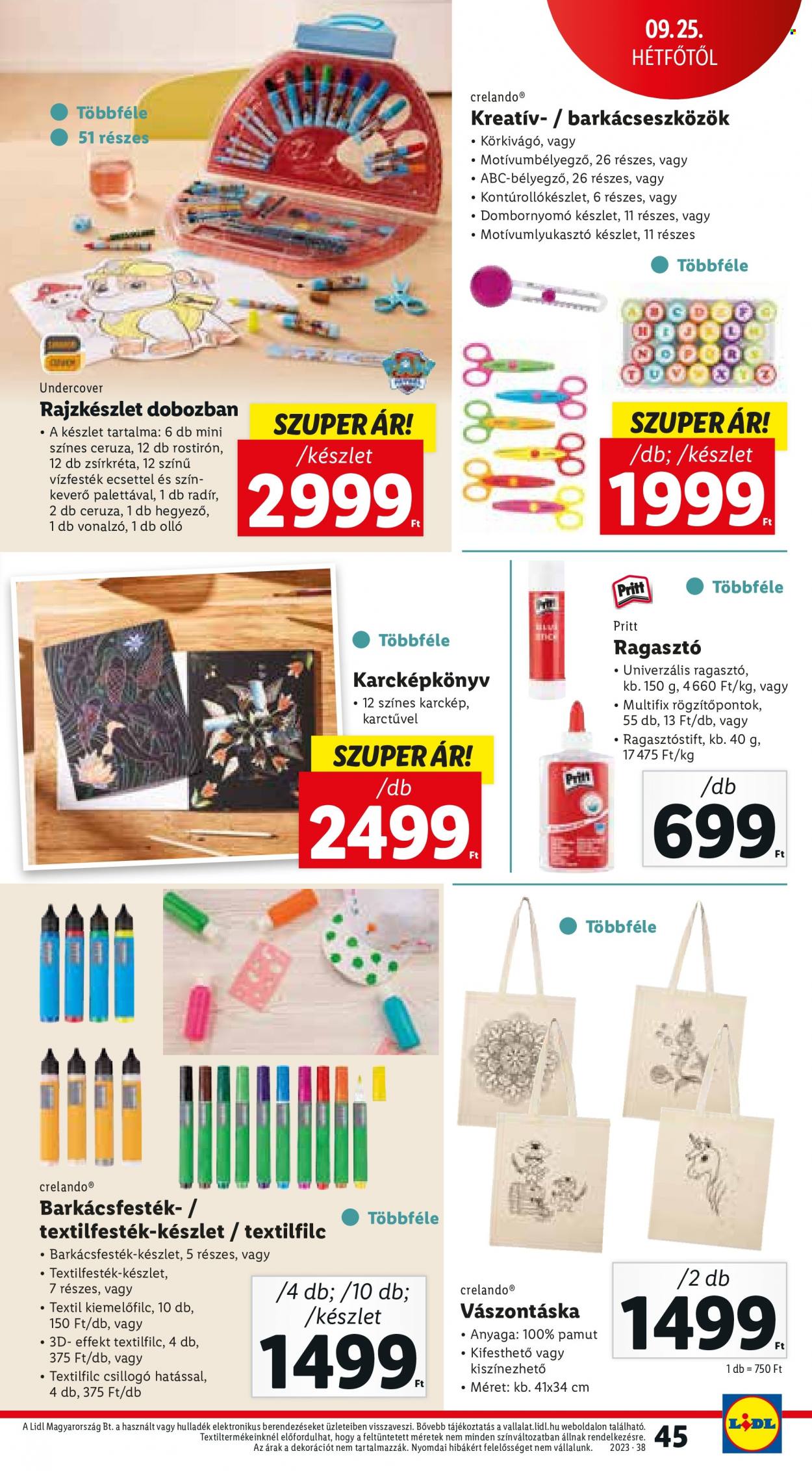 Lidl akciós újságok - 2023.09.21 - 2023.09.27. Oldal 45