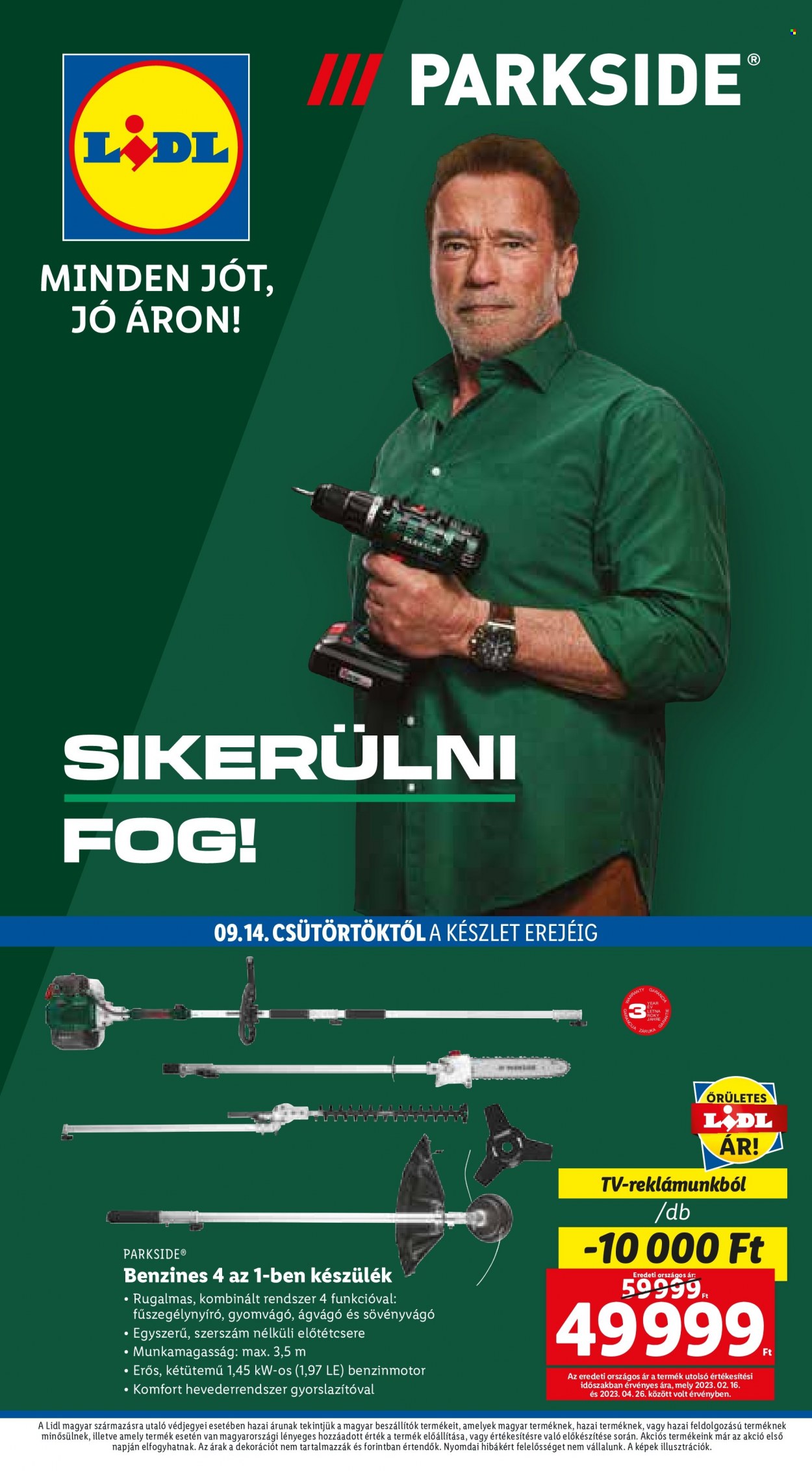 Lidl akciós újságok. Oldal 1