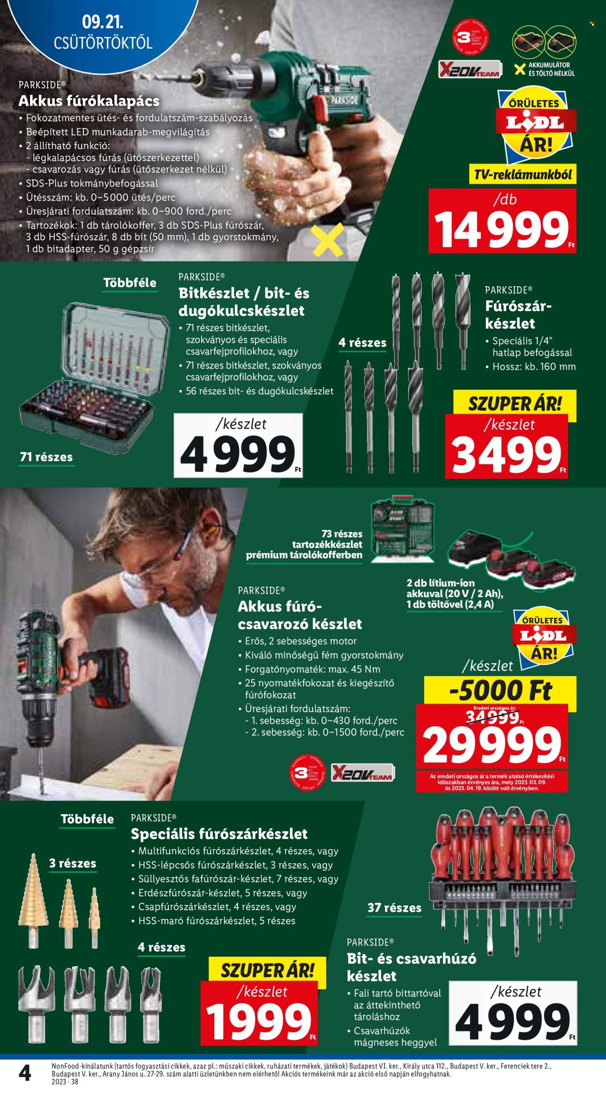 Lidl akciós újságok. Oldal 4