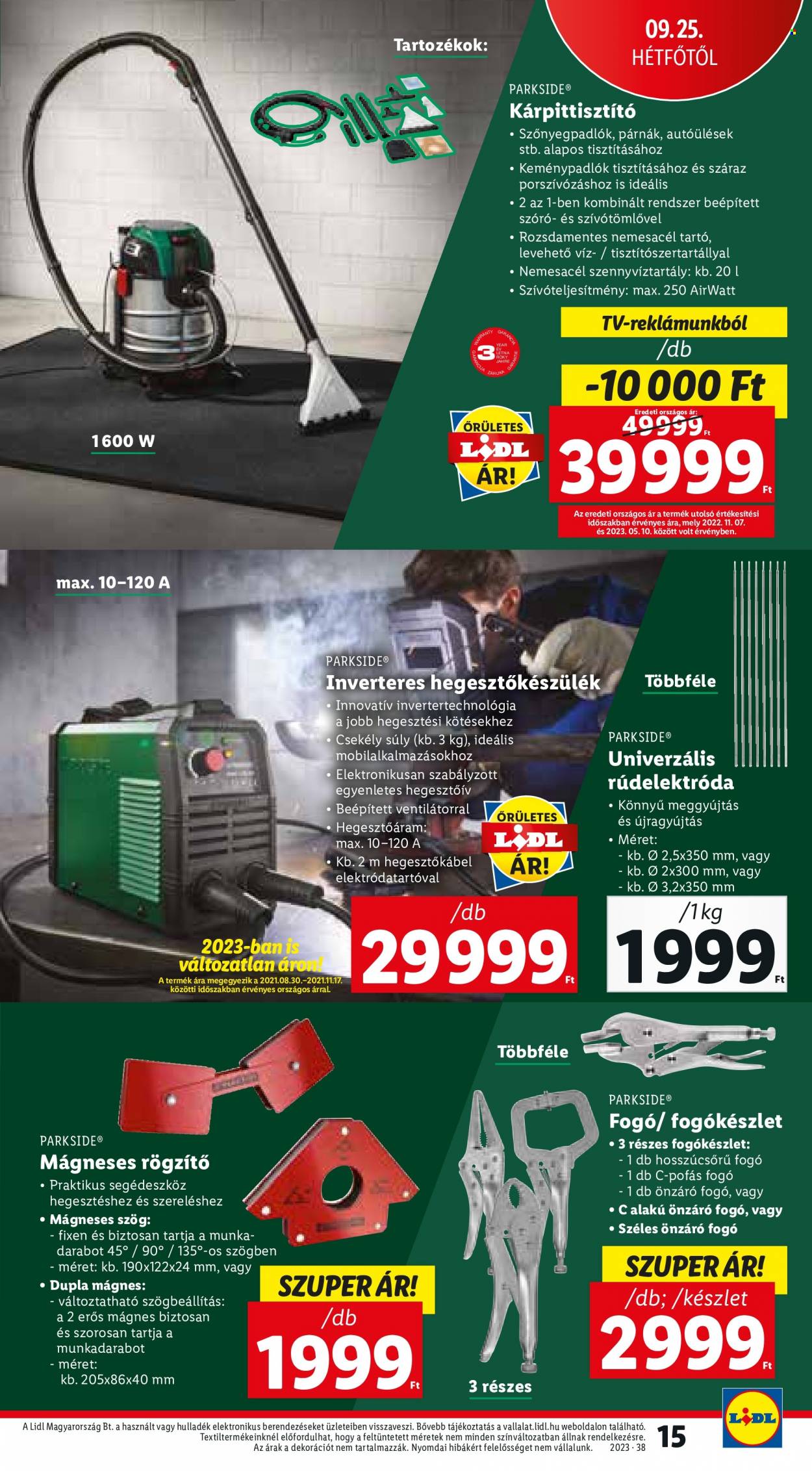 Lidl akciós újságok. Oldal 15