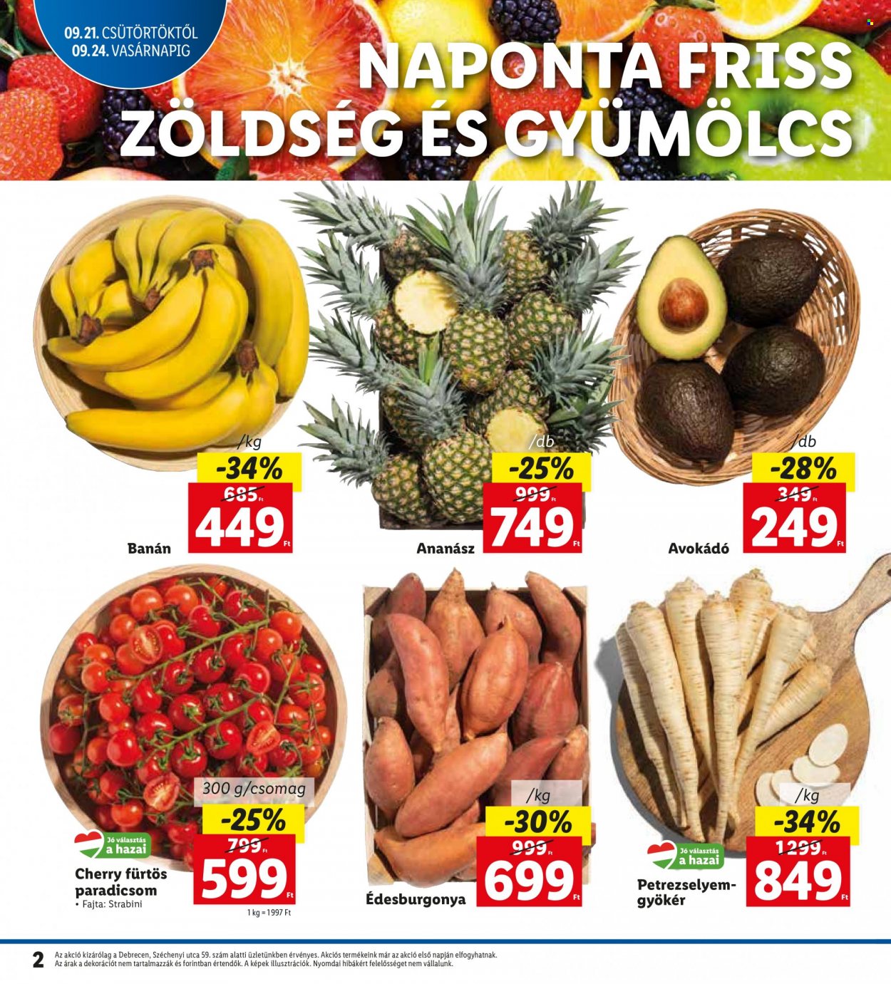 Lidl akciós újságok - 2023.09.21 - 2023.09.24. Oldal 2