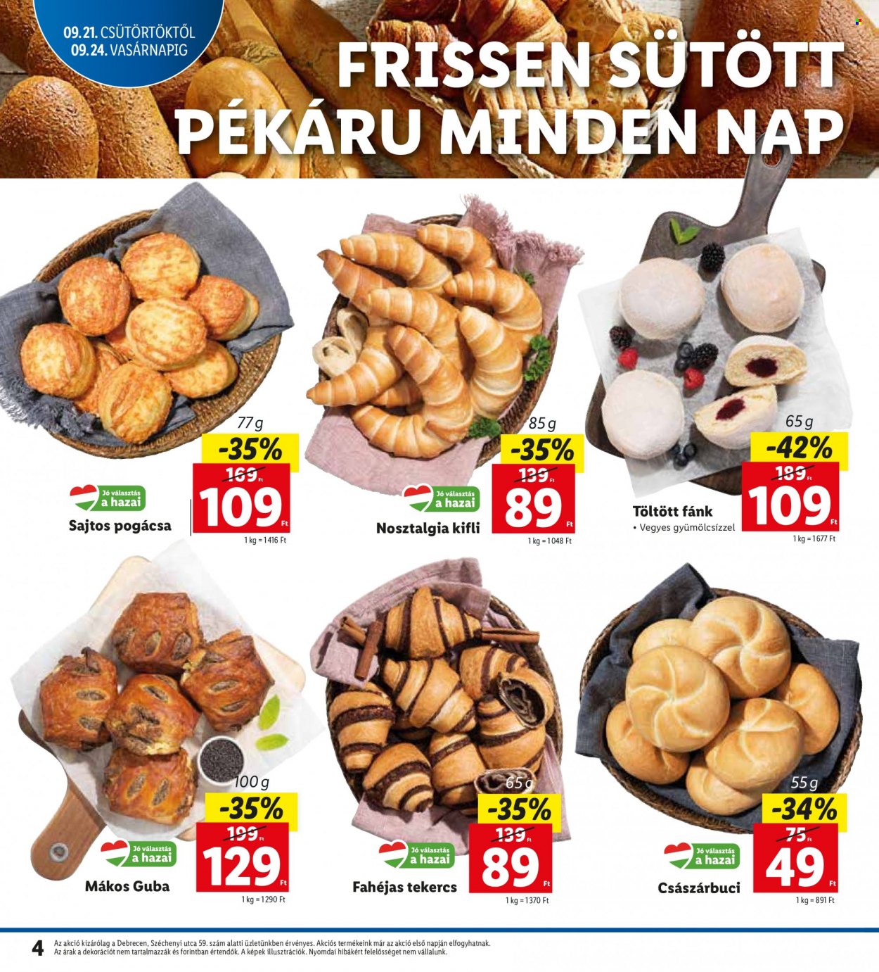 Lidl akciós újságok - 2023.09.21 - 2023.09.24. Oldal 4