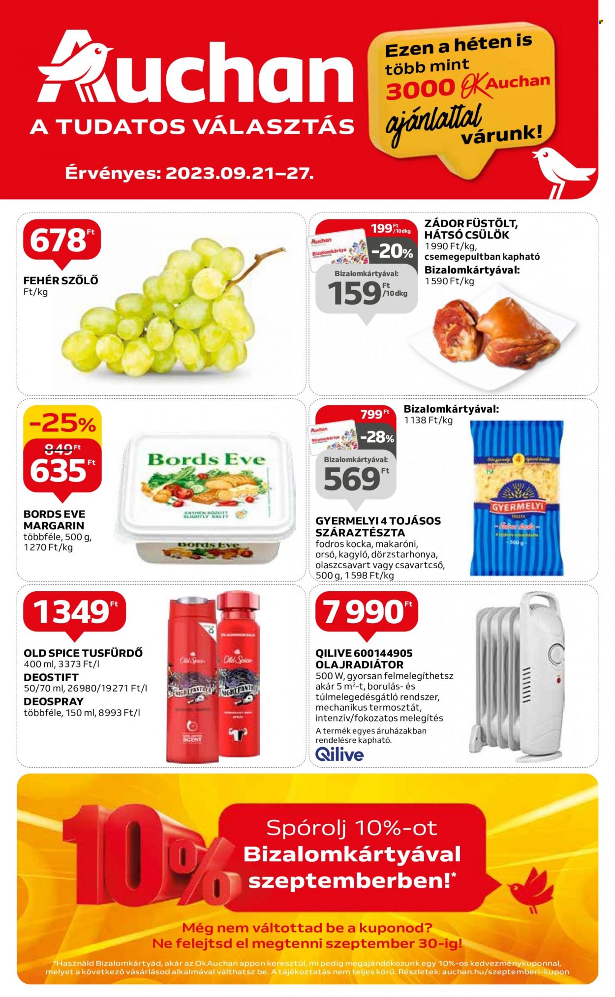 Auchan akciós újságok - 2023.09.21 - 2023.09.27. Oldal 1