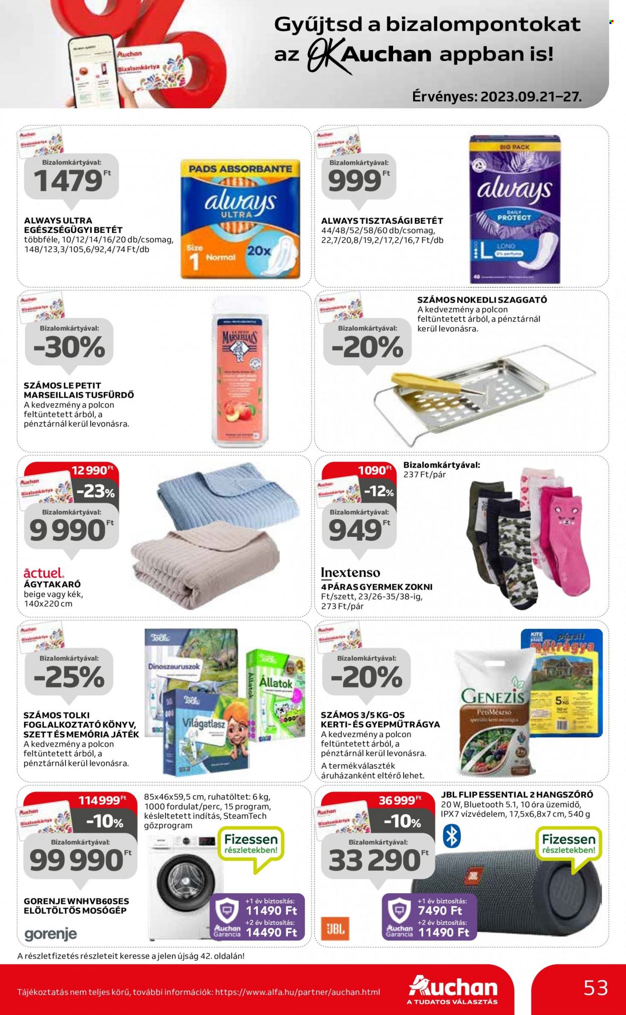 Auchan akciós újságok - 2023.09.21 - 2023.09.27. Oldal 53
