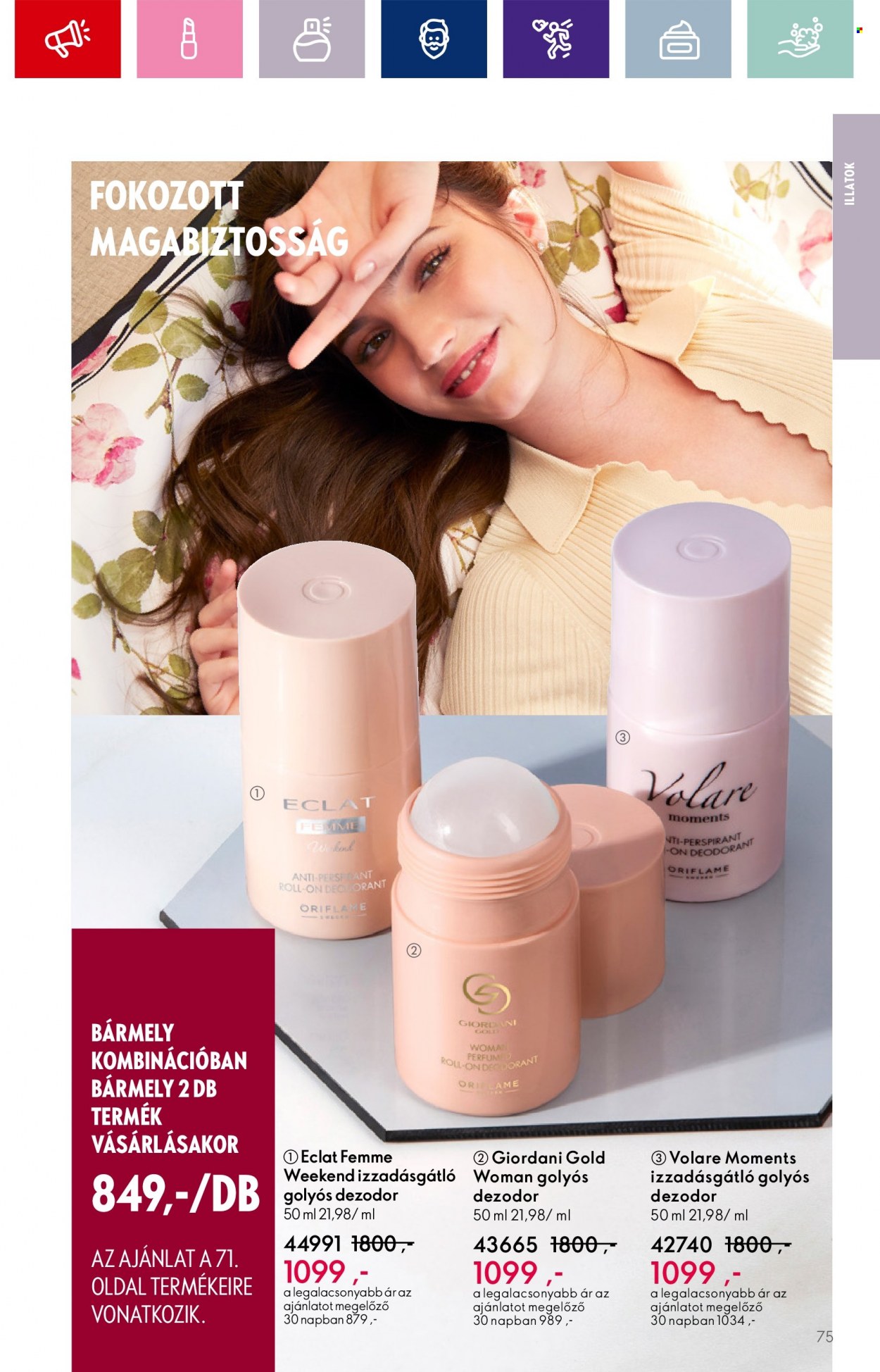 Oriflame akciós újságok - 2023.09.20 - 2023.10.10. Oldal 75
