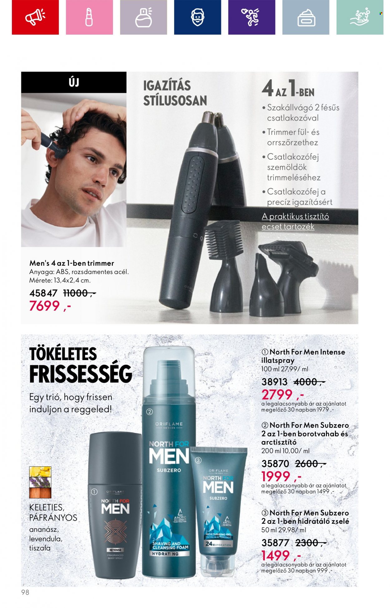 Oriflame akciós újságok - 2023.09.20 - 2023.10.10. Oldal 98