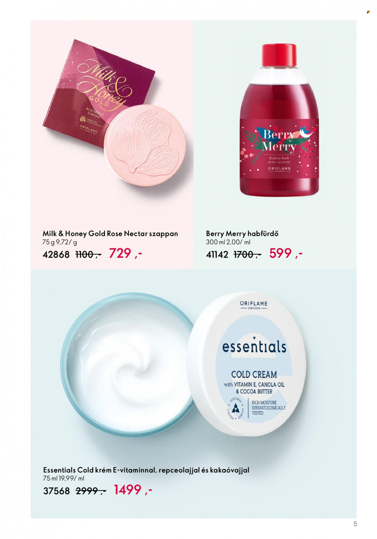 Oriflame akciós újságok - 2023.09.20 - 2023.10.10. Oldal 5