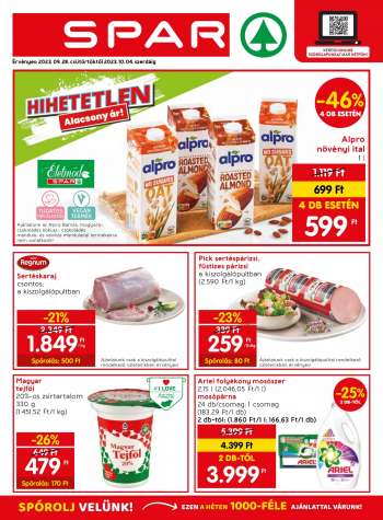 Újság SPAR - 2023.09.28 - 2023.10.04.