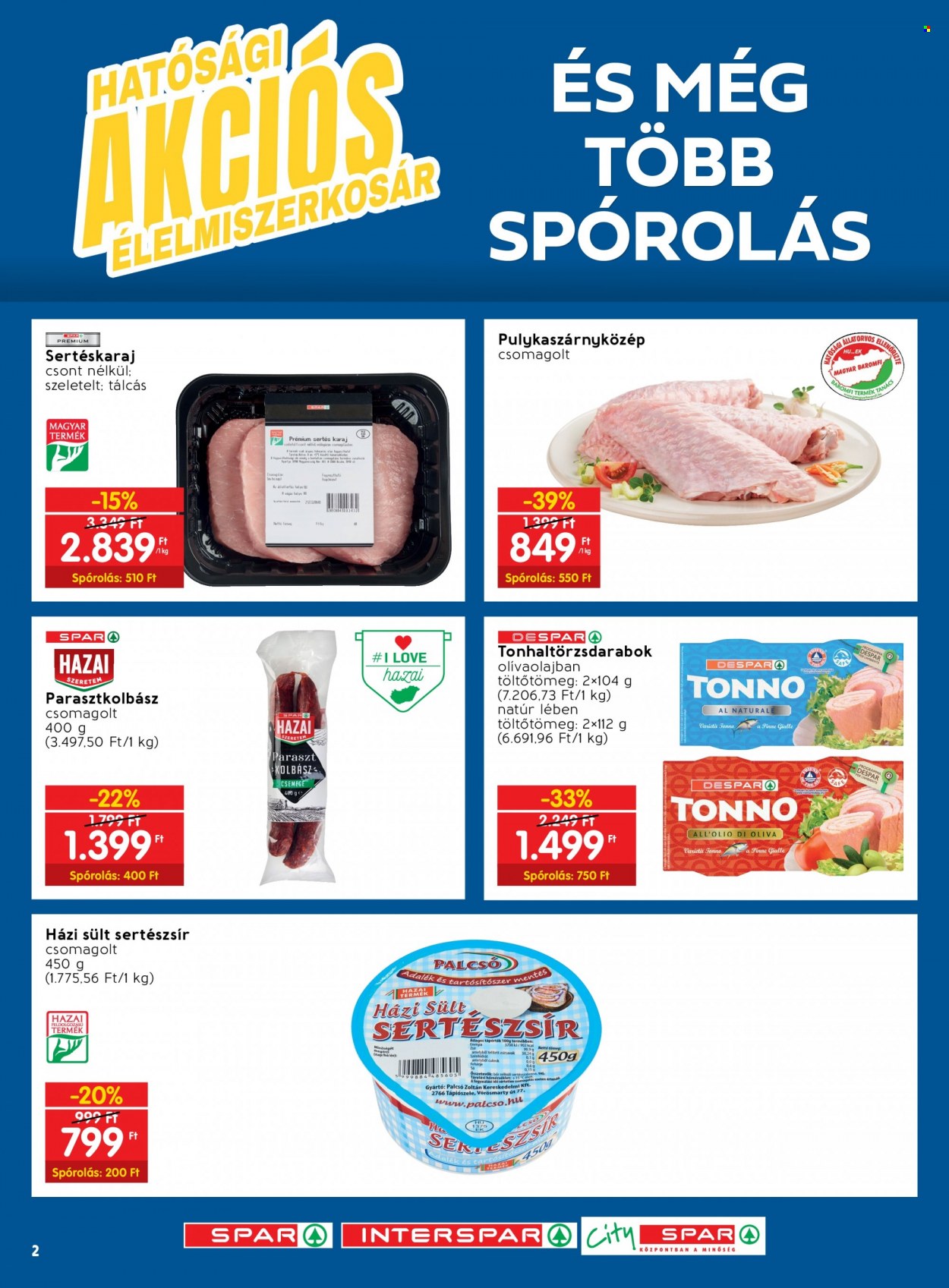 SPAR akciós újságok - 2023.09.28 - 2023.10.04. Oldal 2