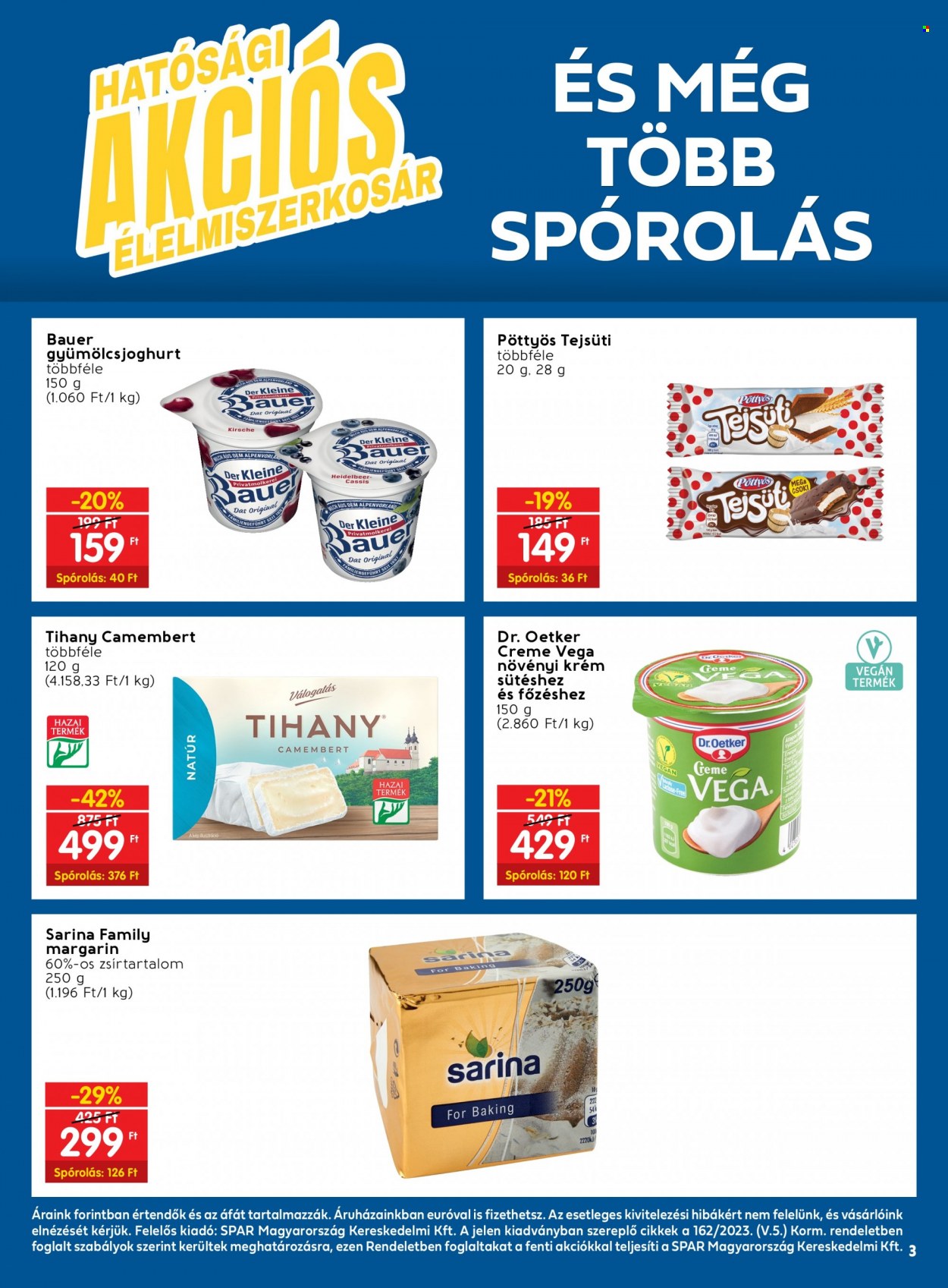 SPAR akciós újságok - 2023.09.28 - 2023.10.04. Oldal 3