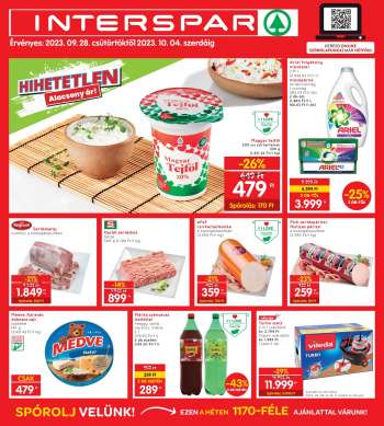 Újság INTERSPAR - 2023.09.28 - 2023.10.04.