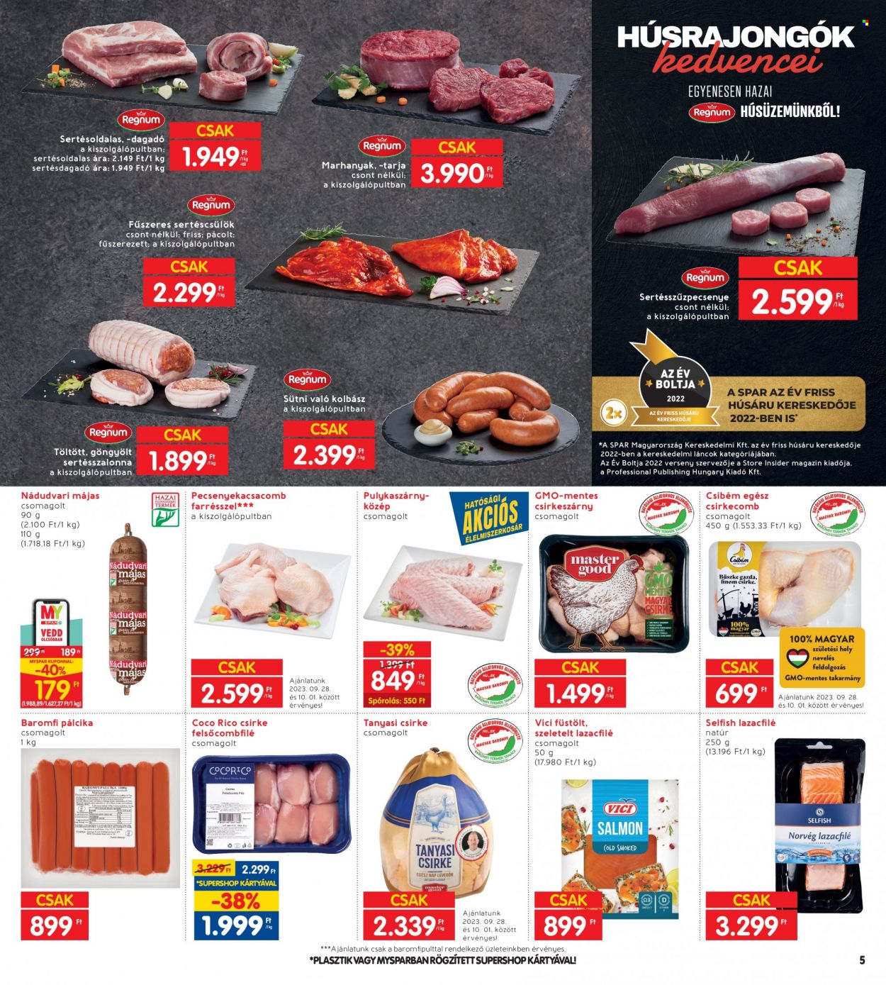 INTERSPAR akciós újságok - 2023.09.28 - 2023.10.04. Oldal 7