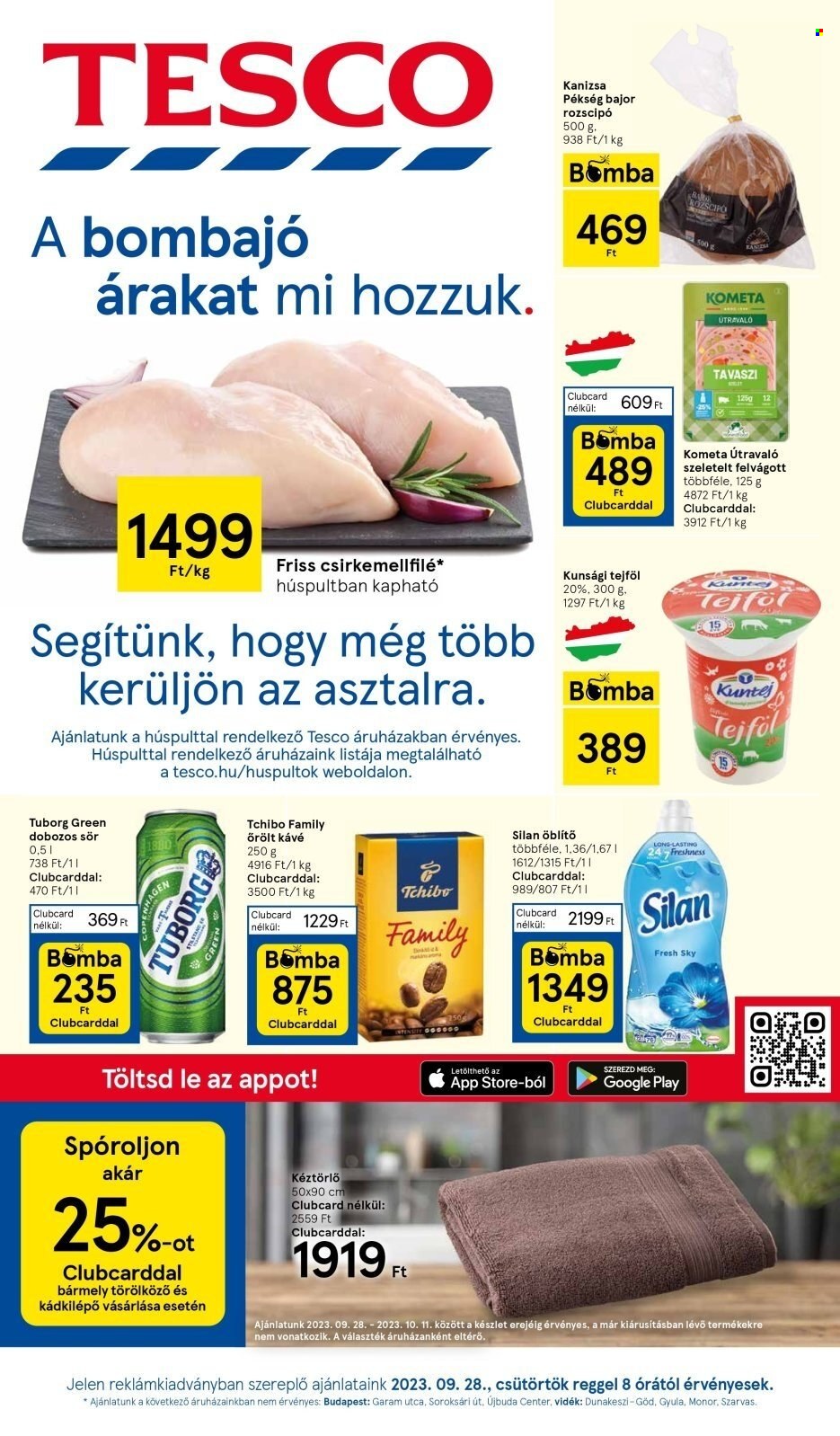 TESCO akciós újságok - 2023.09.28 - 2023.10.04. Oldal 1