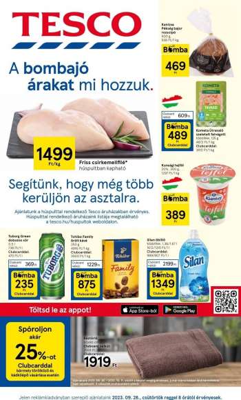 Újság TESCO - 2023.09.28 - 2023.10.04.
