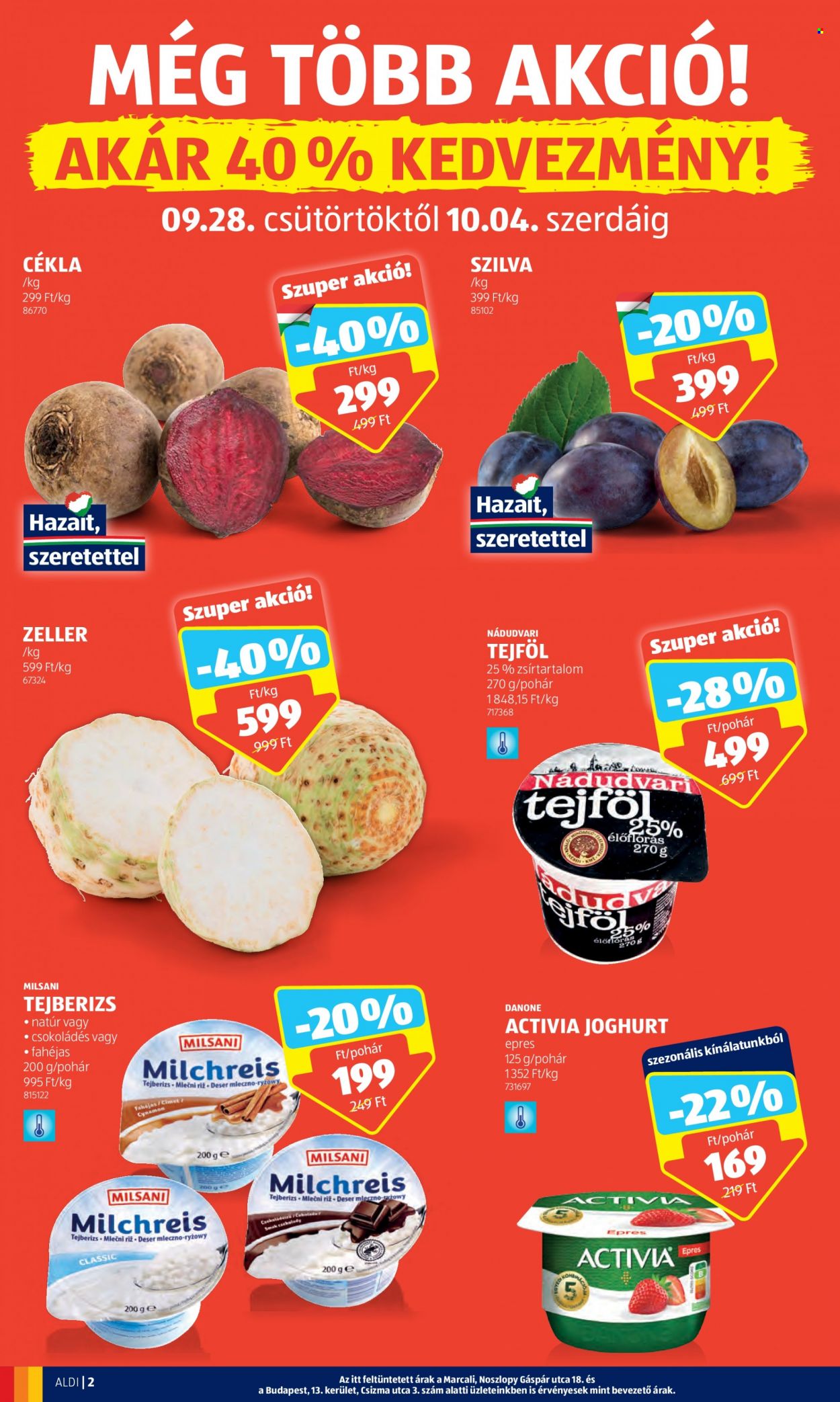 Aldi akciós újságok - 2023.09.28 - 2023.10.04. Oldal 2